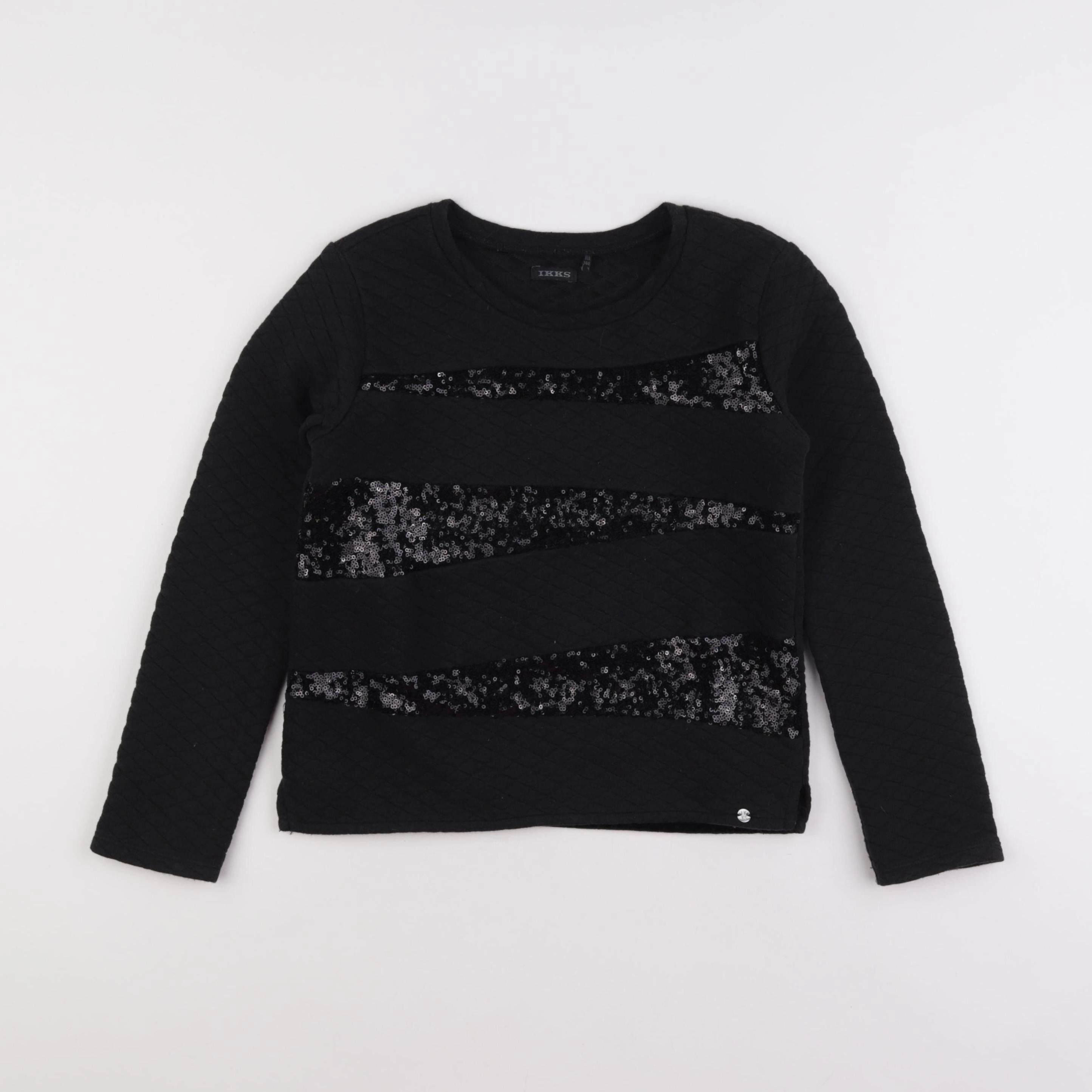 IKKS - sweat noir - 10 ans