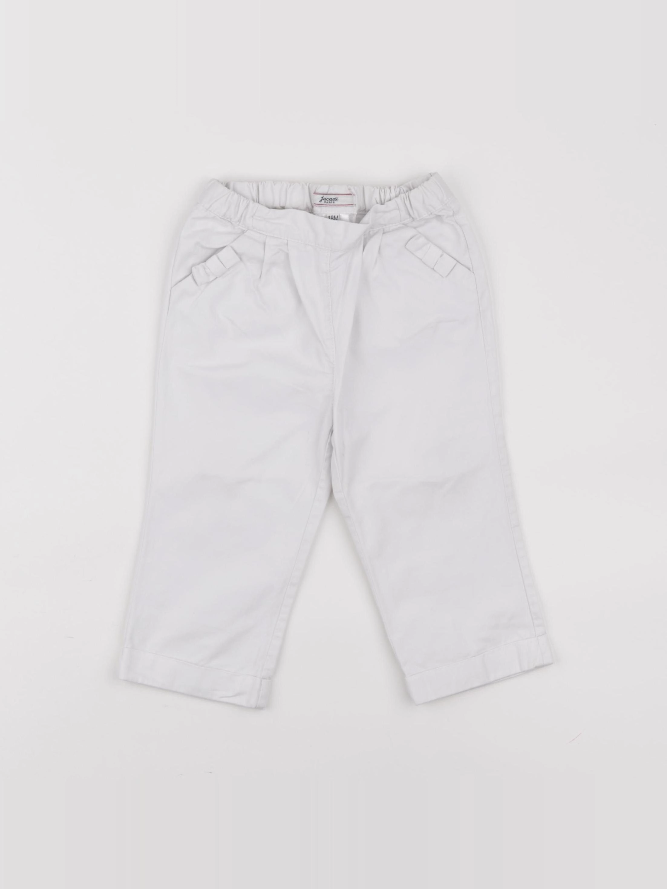 Jacadi - pantalon blanc - 18 mois