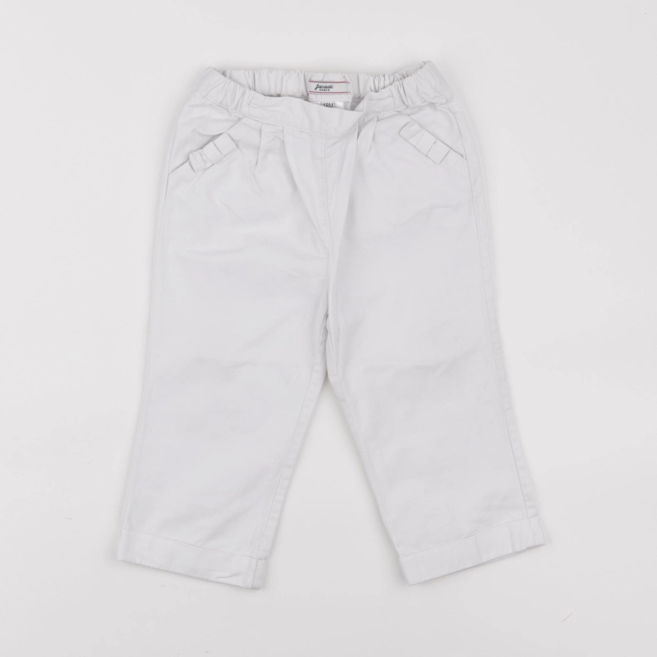 Jacadi - pantalon blanc - 18 mois