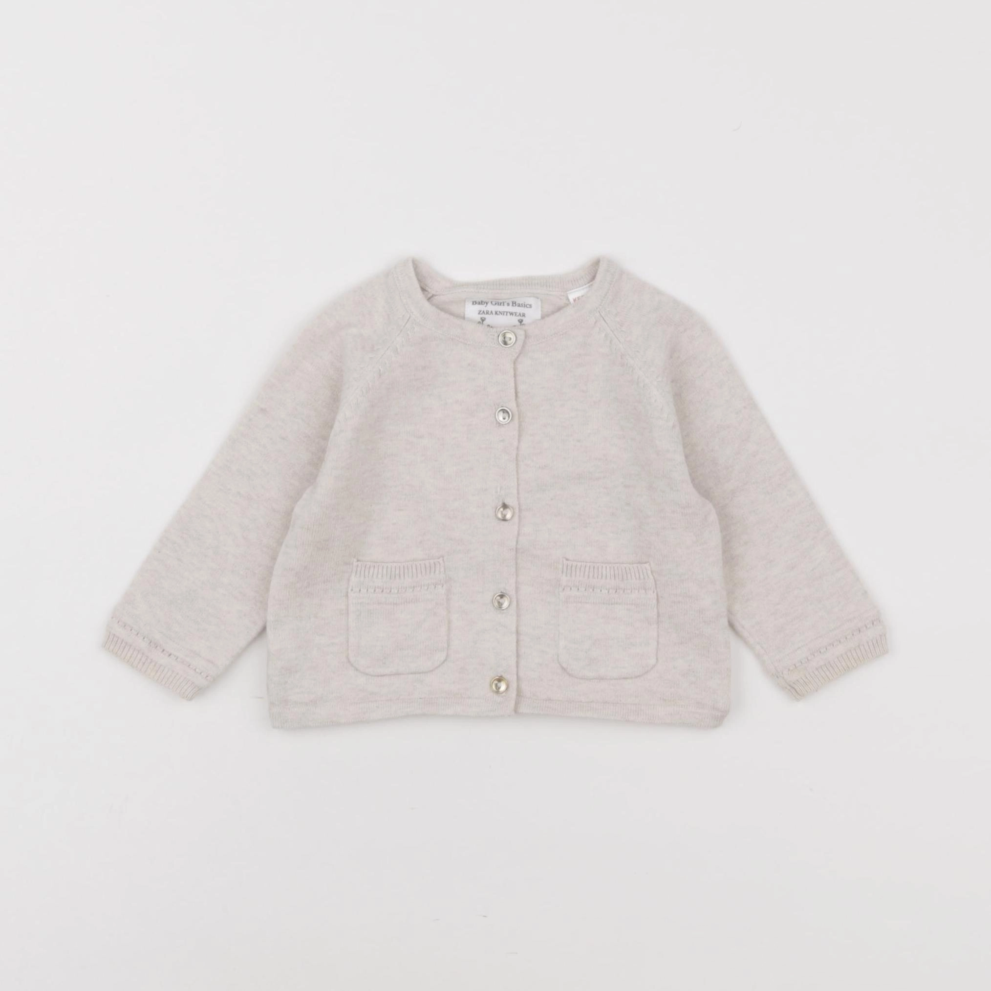 Zara - gilet beige - 3/6 mois