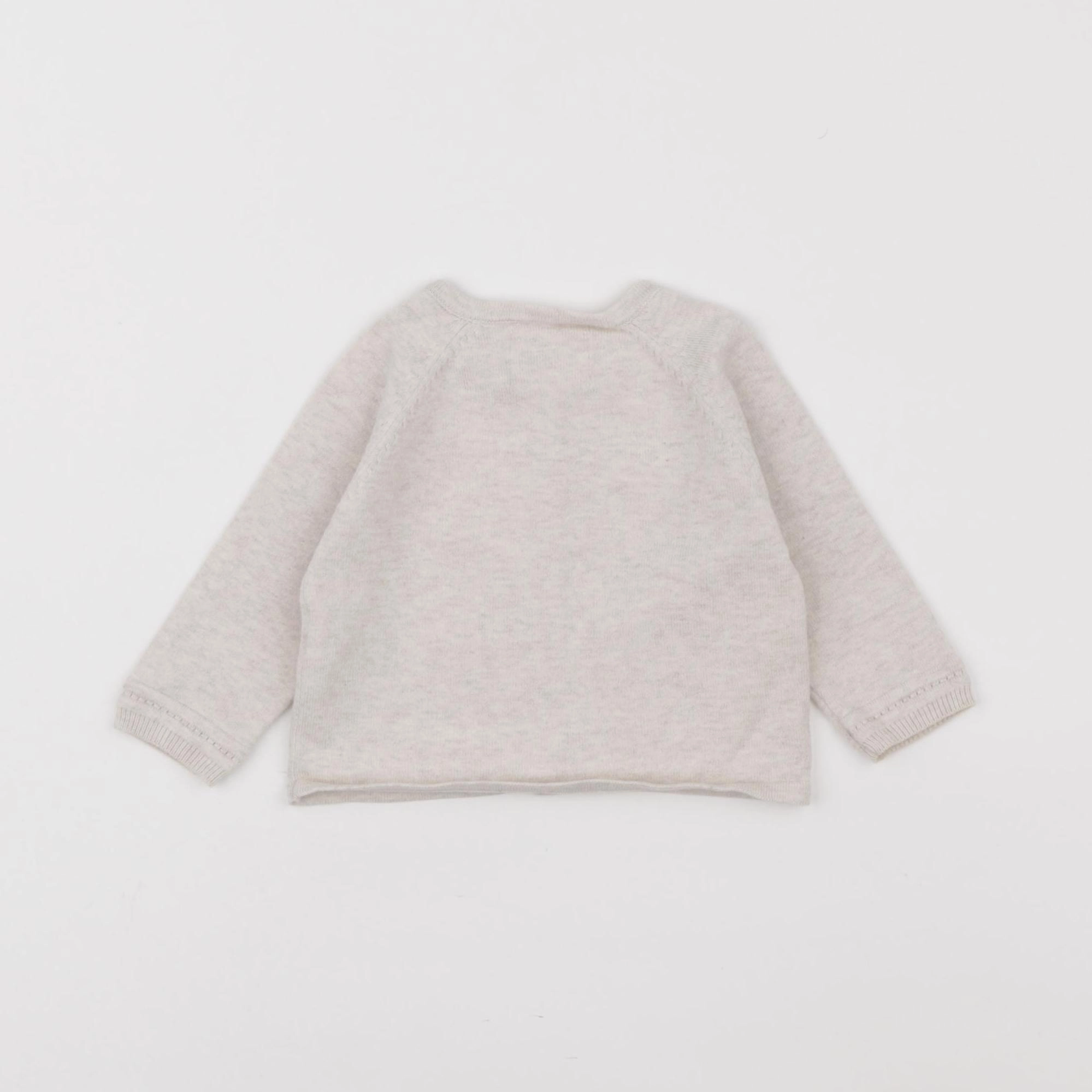 Zara - gilet beige - 3/6 mois