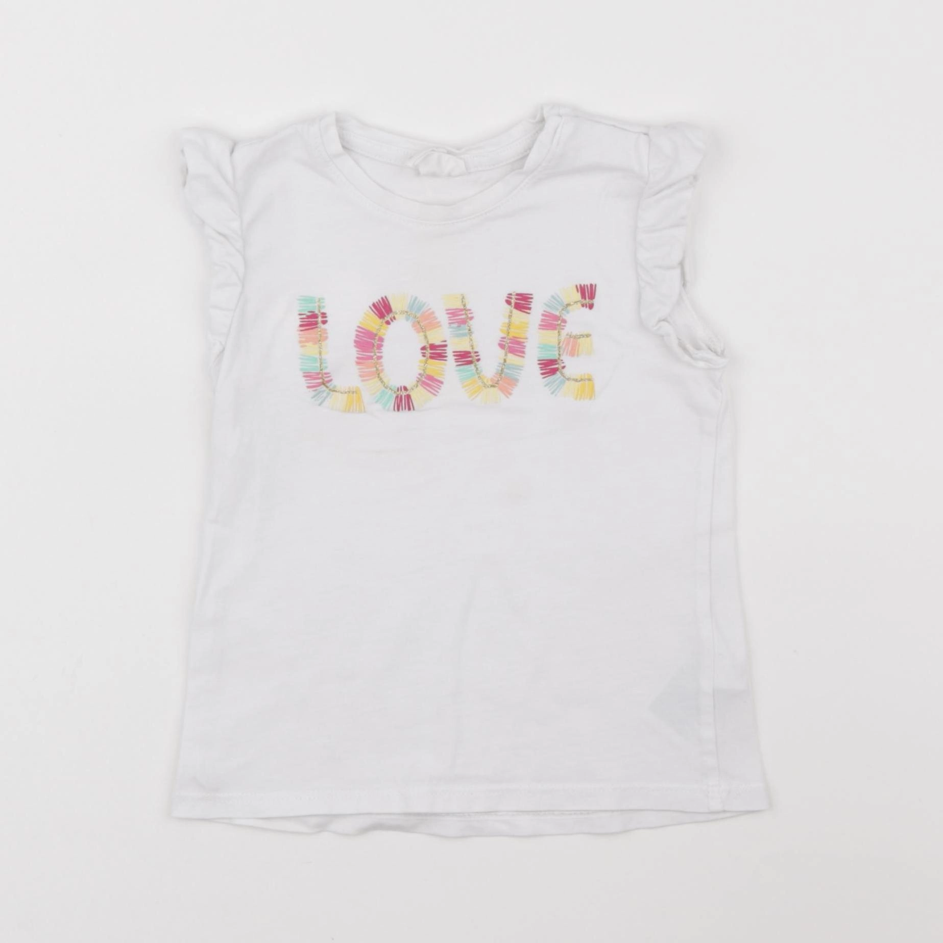 H&M - tee-shirt blanc - 12/18 mois