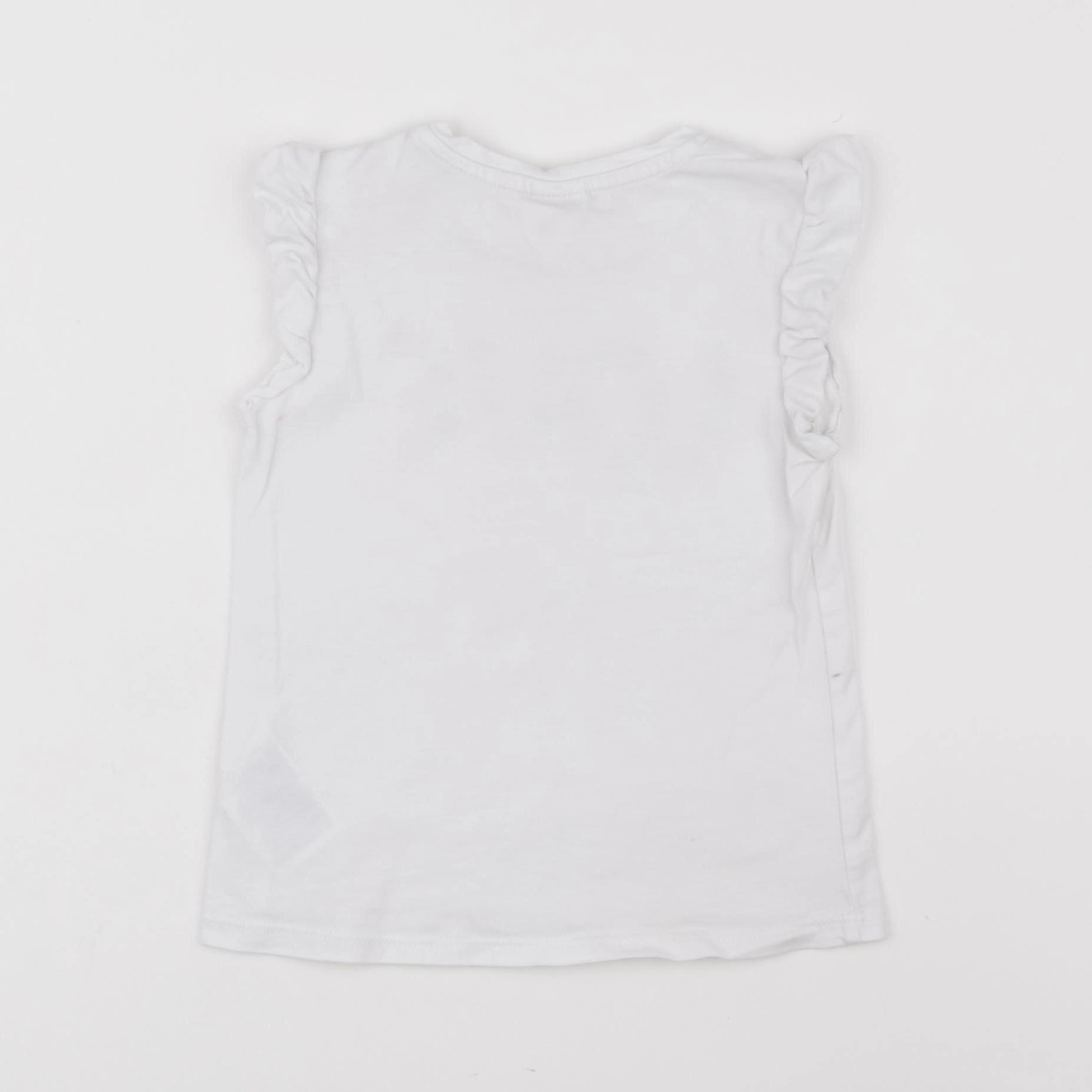 H&M - tee-shirt blanc - 12/18 mois