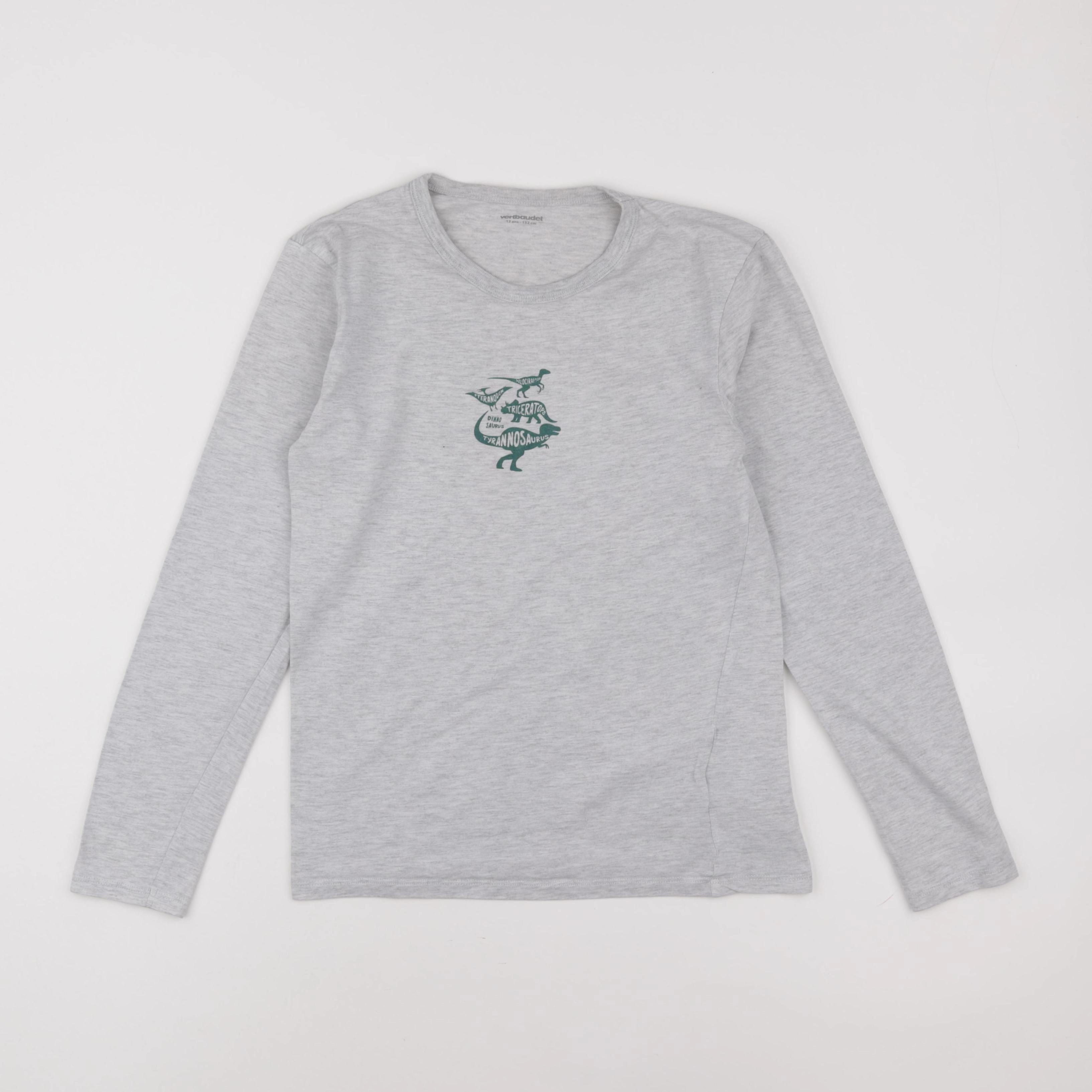 Vertbaudet - maillot de corps gris - 12 ans