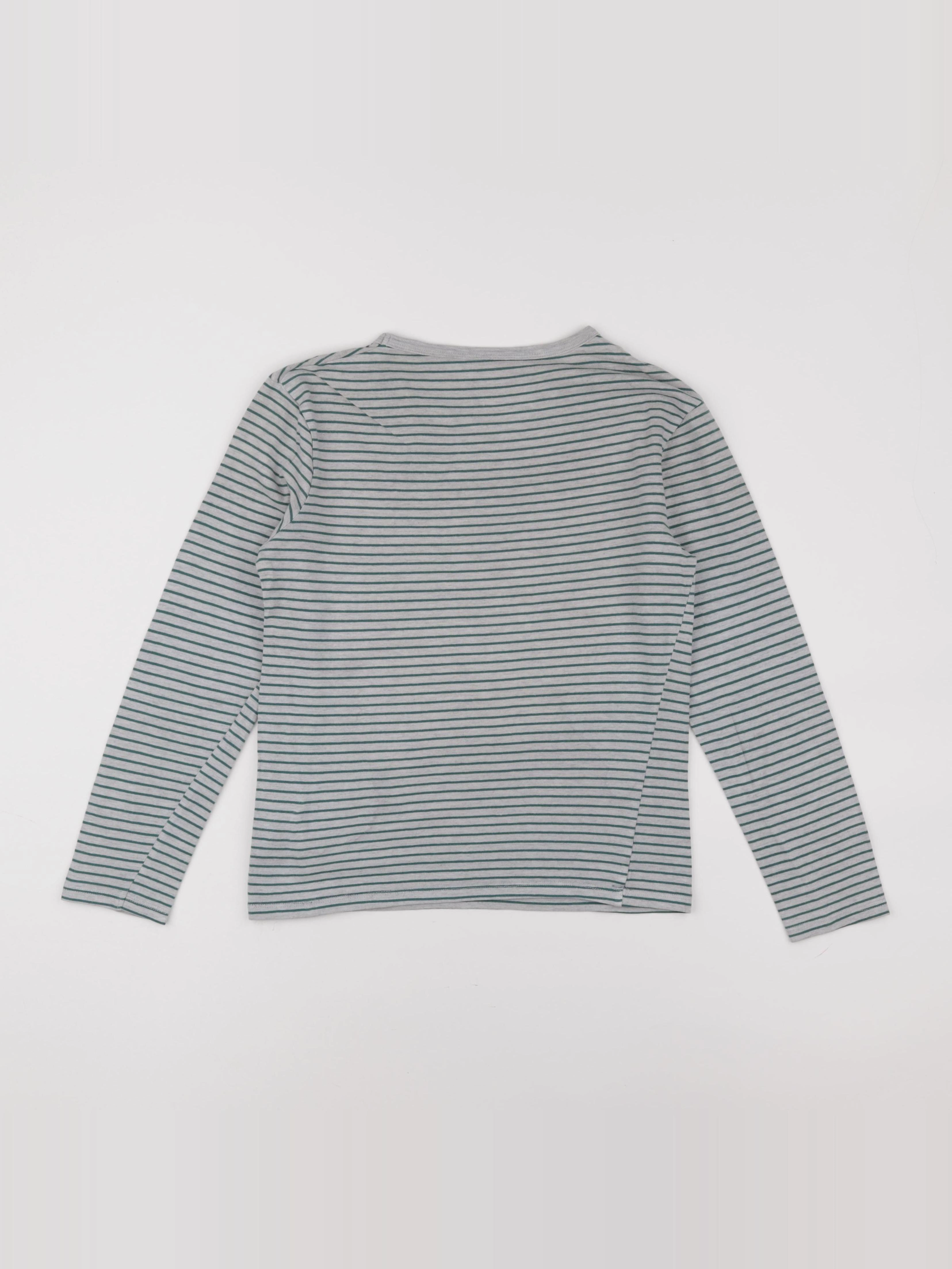 Vertbaudet - maillot de corps gris, vert - 12 ans