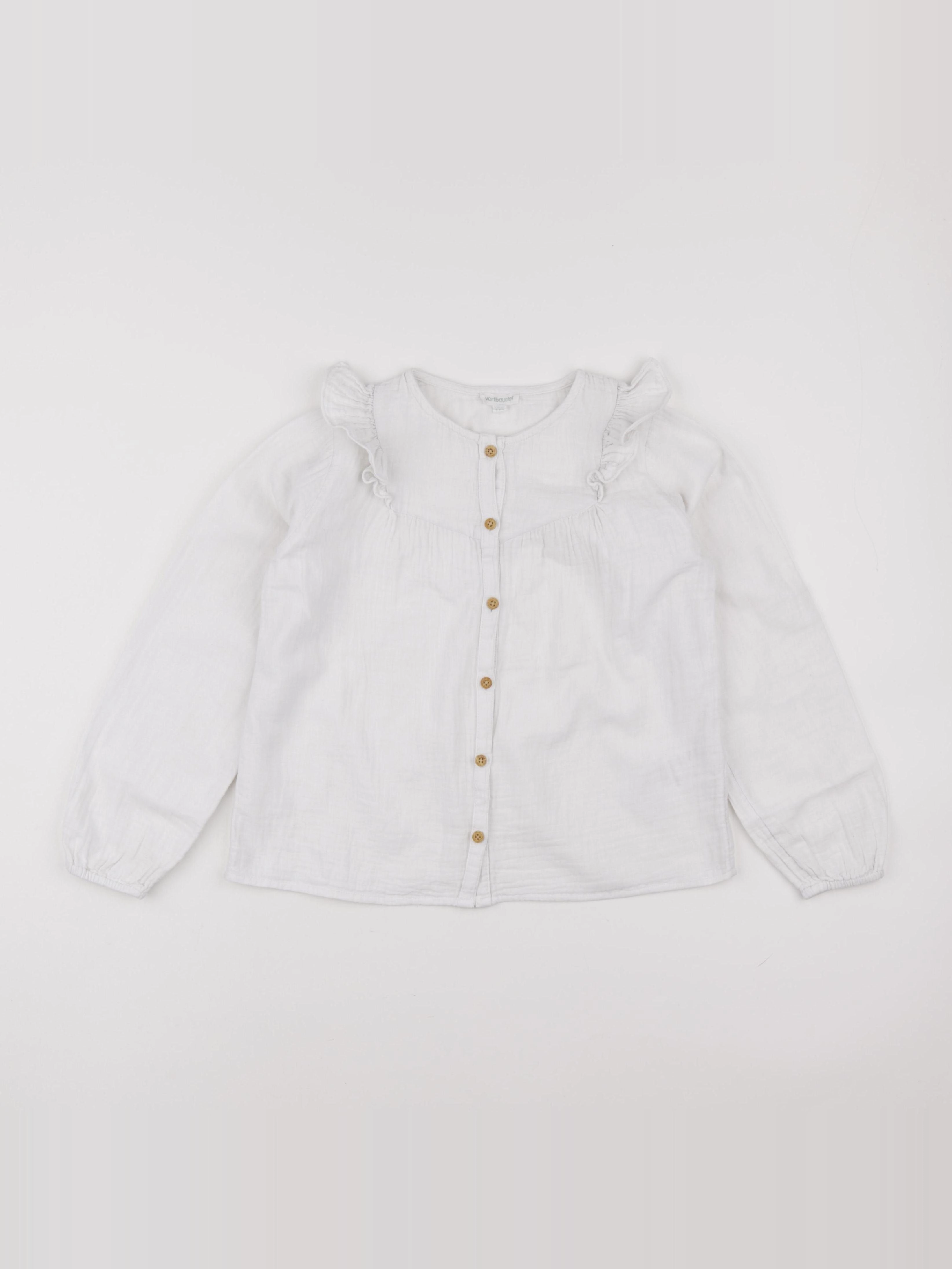 Vertbaudet - blouse blanc - 8 ans