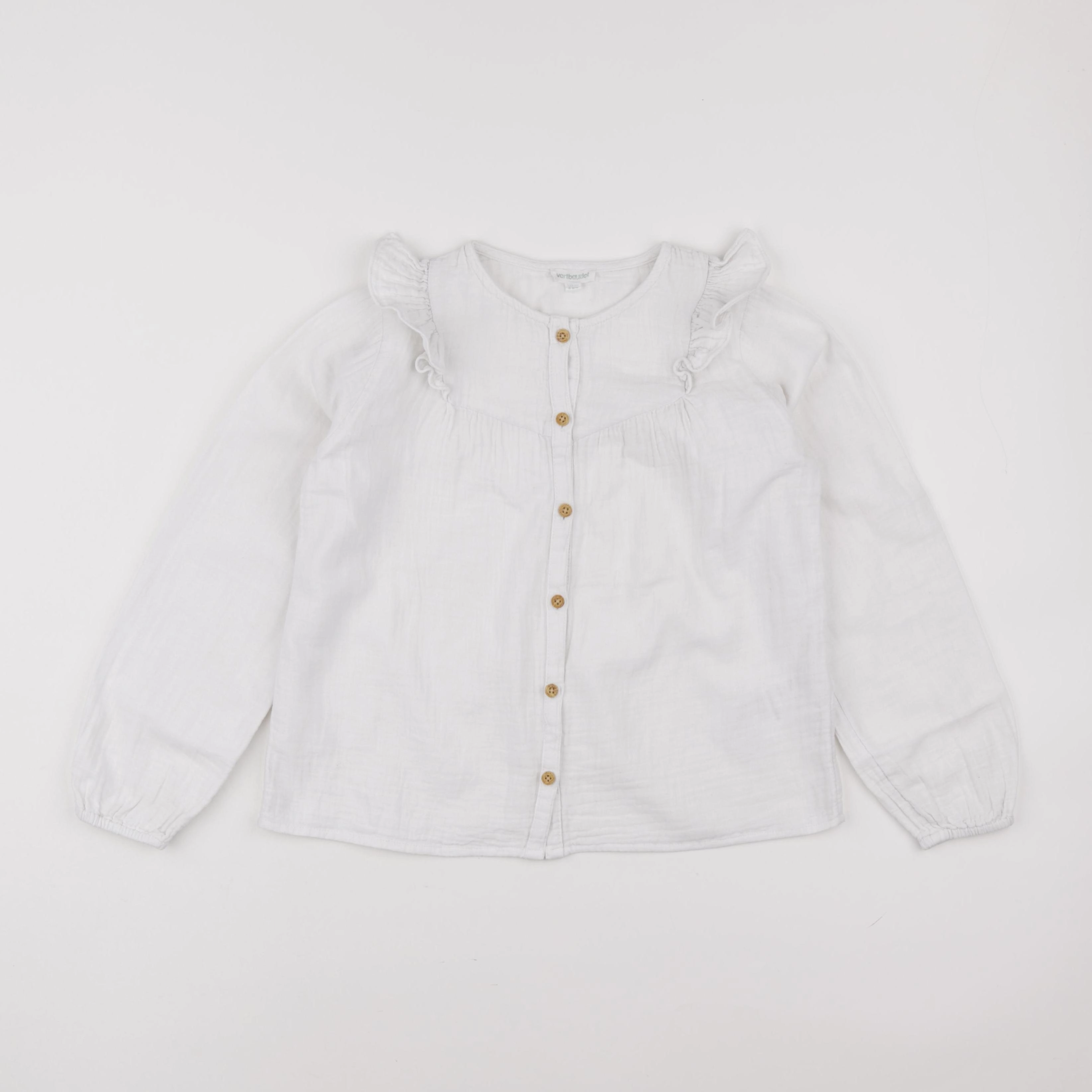Vertbaudet - blouse blanc - 8 ans