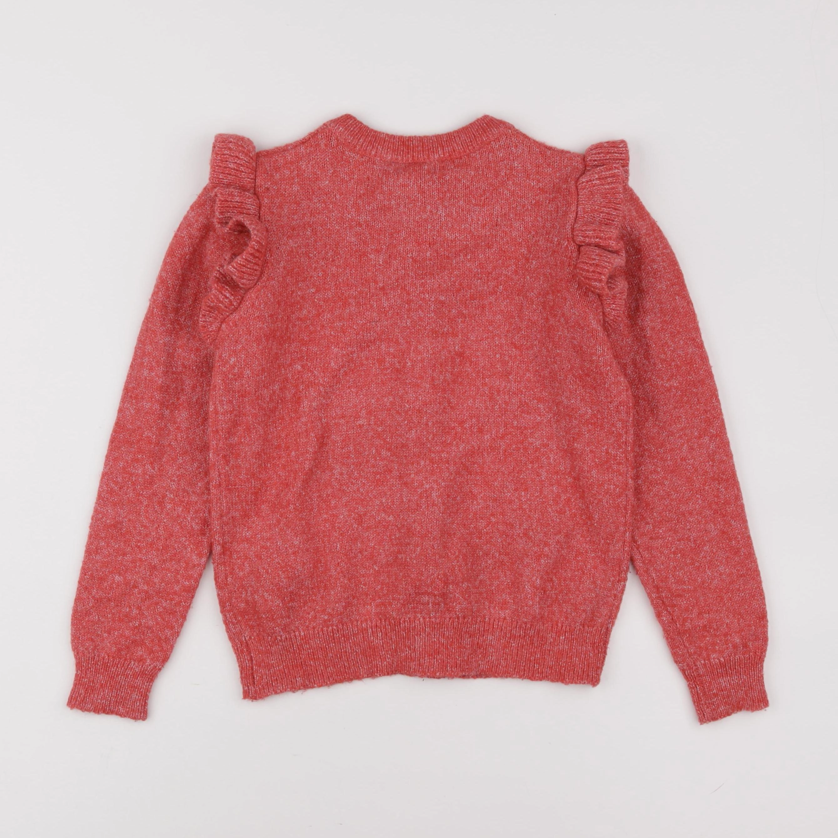 Vertbaudet - gilet rose - 8 ans