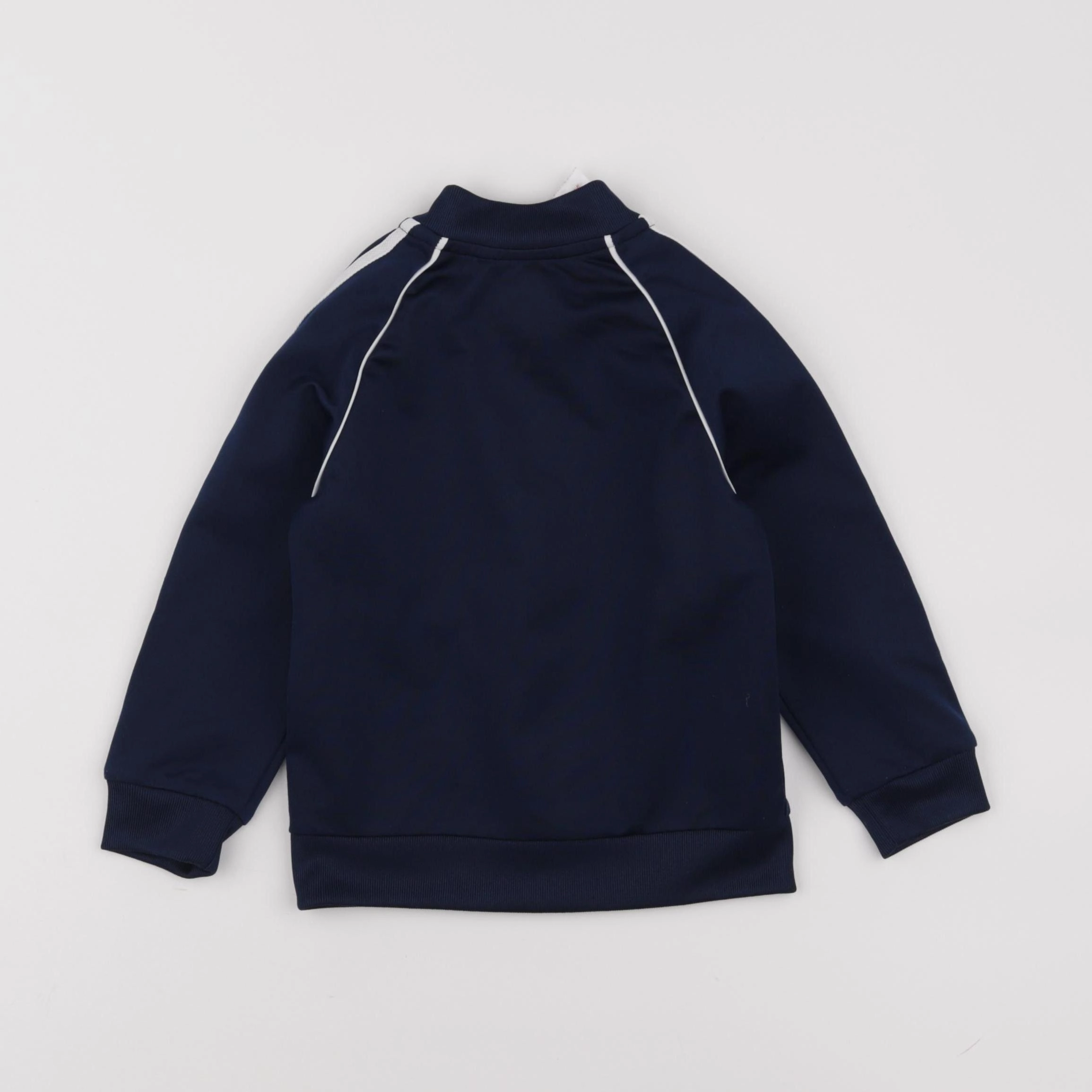 Adidas - sweat bleu - 12/18 mois