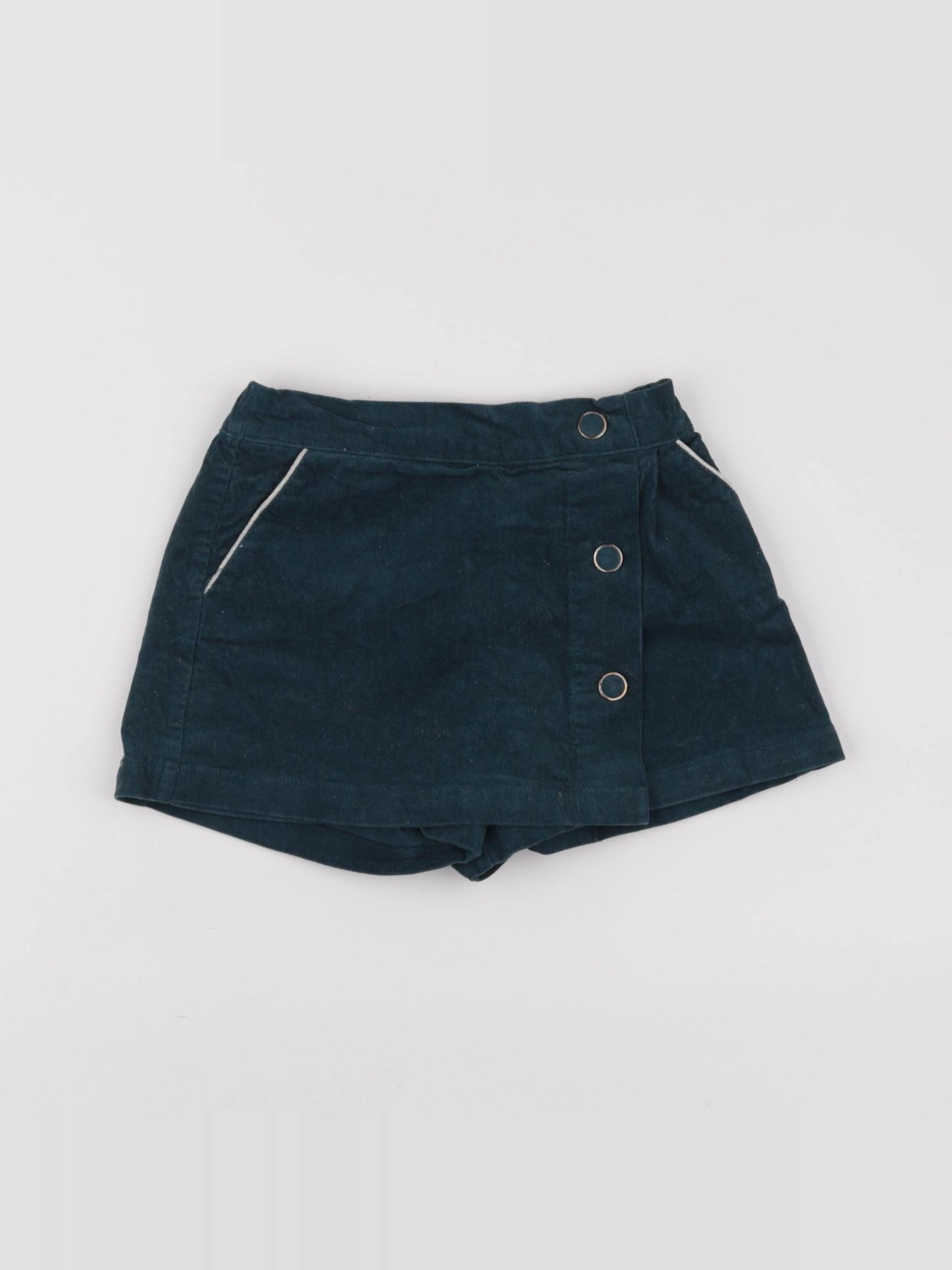 Okaidi - jupe short vert - 6 ans