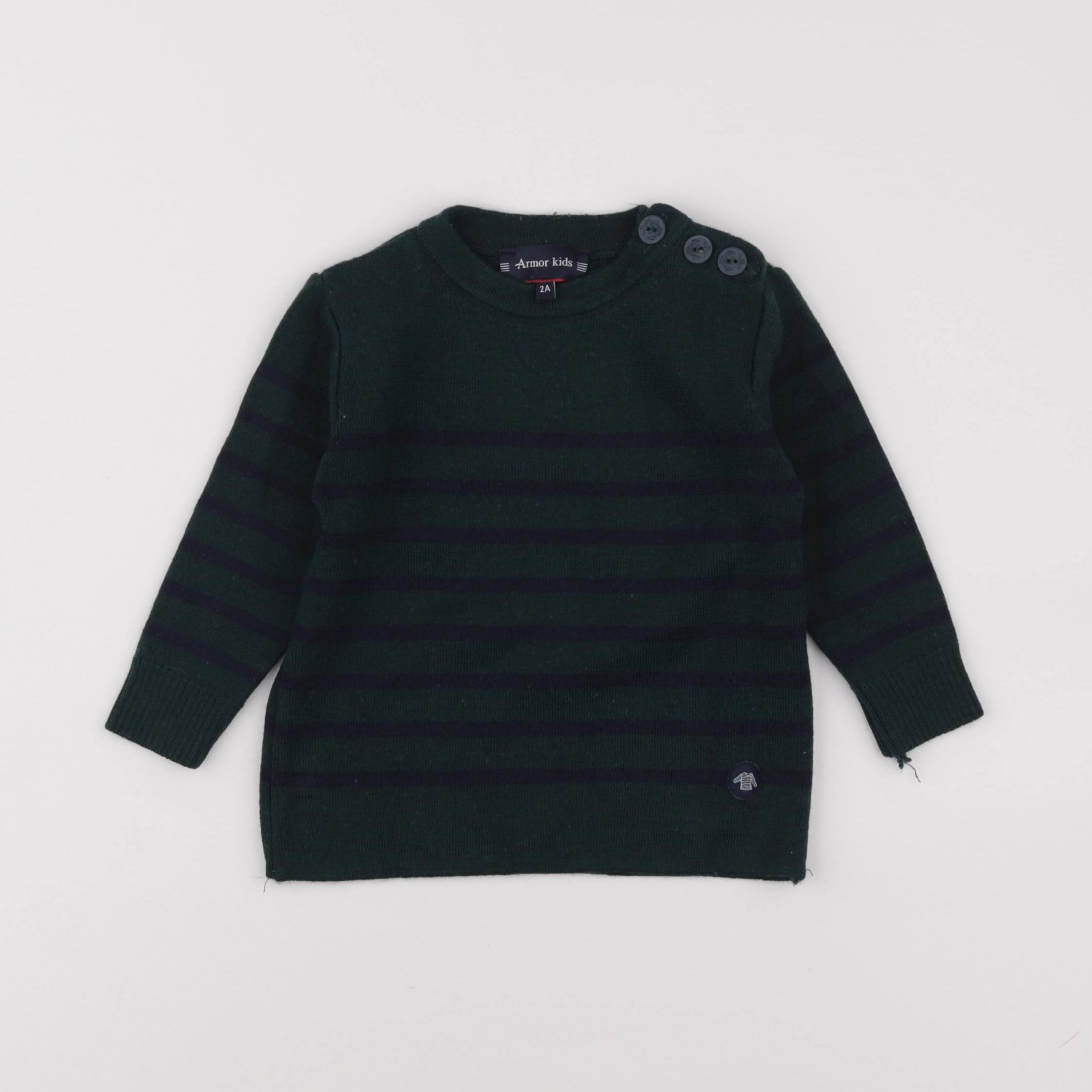 Armor Lux - pull vert - 2 ans
