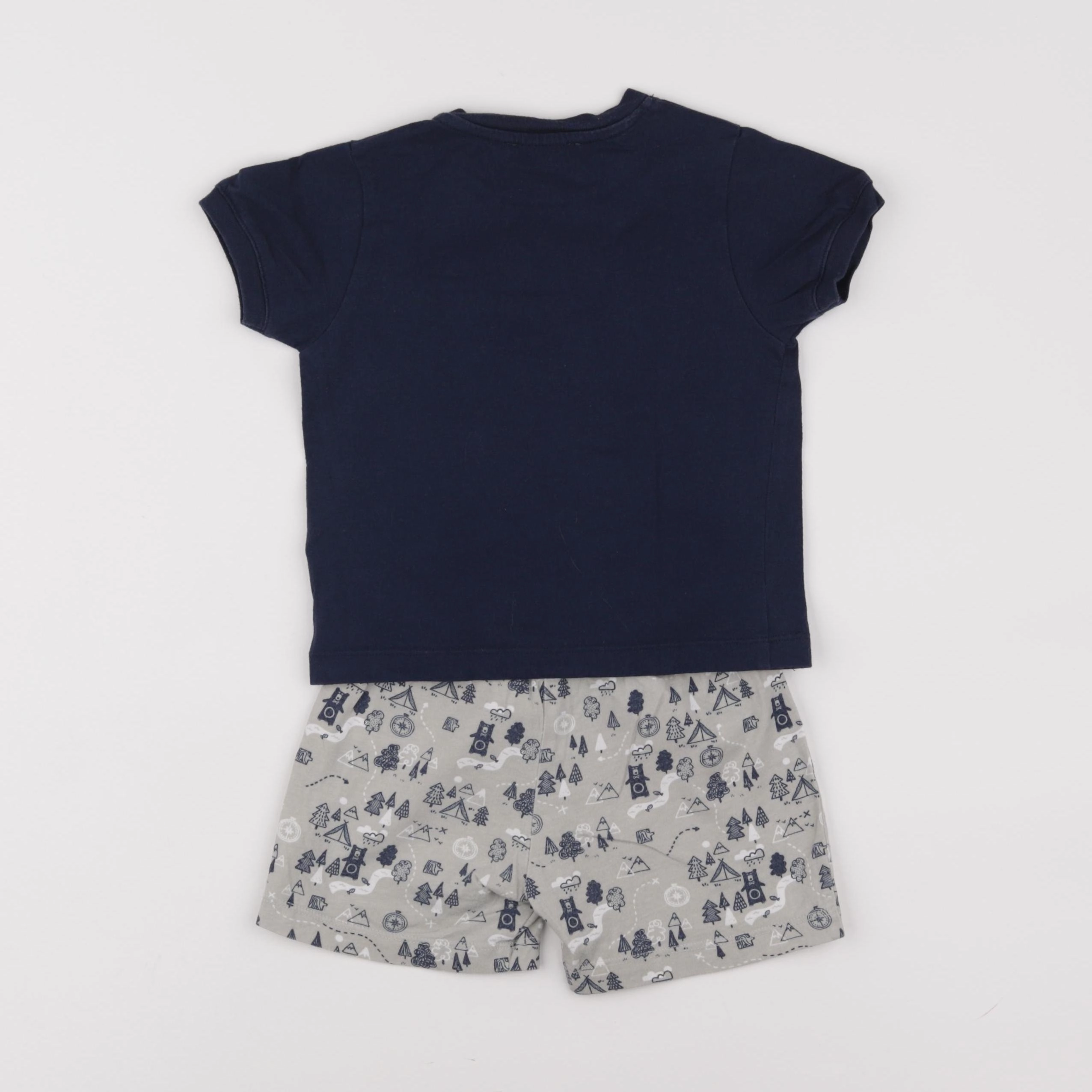 Armor Lux - pyjama coton bleu - 2 ans