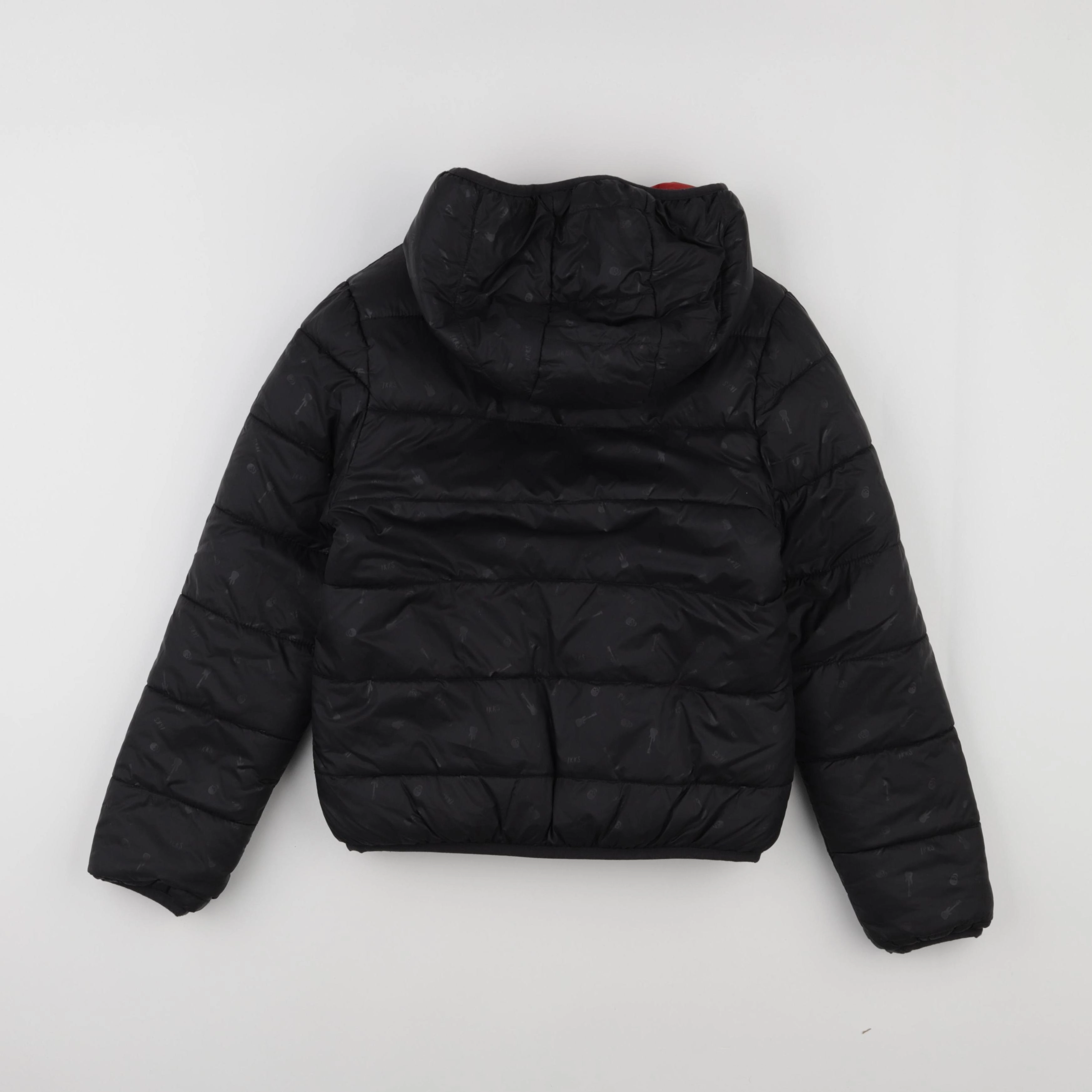 IKKS - doudoune noir, rouge - 10 ans