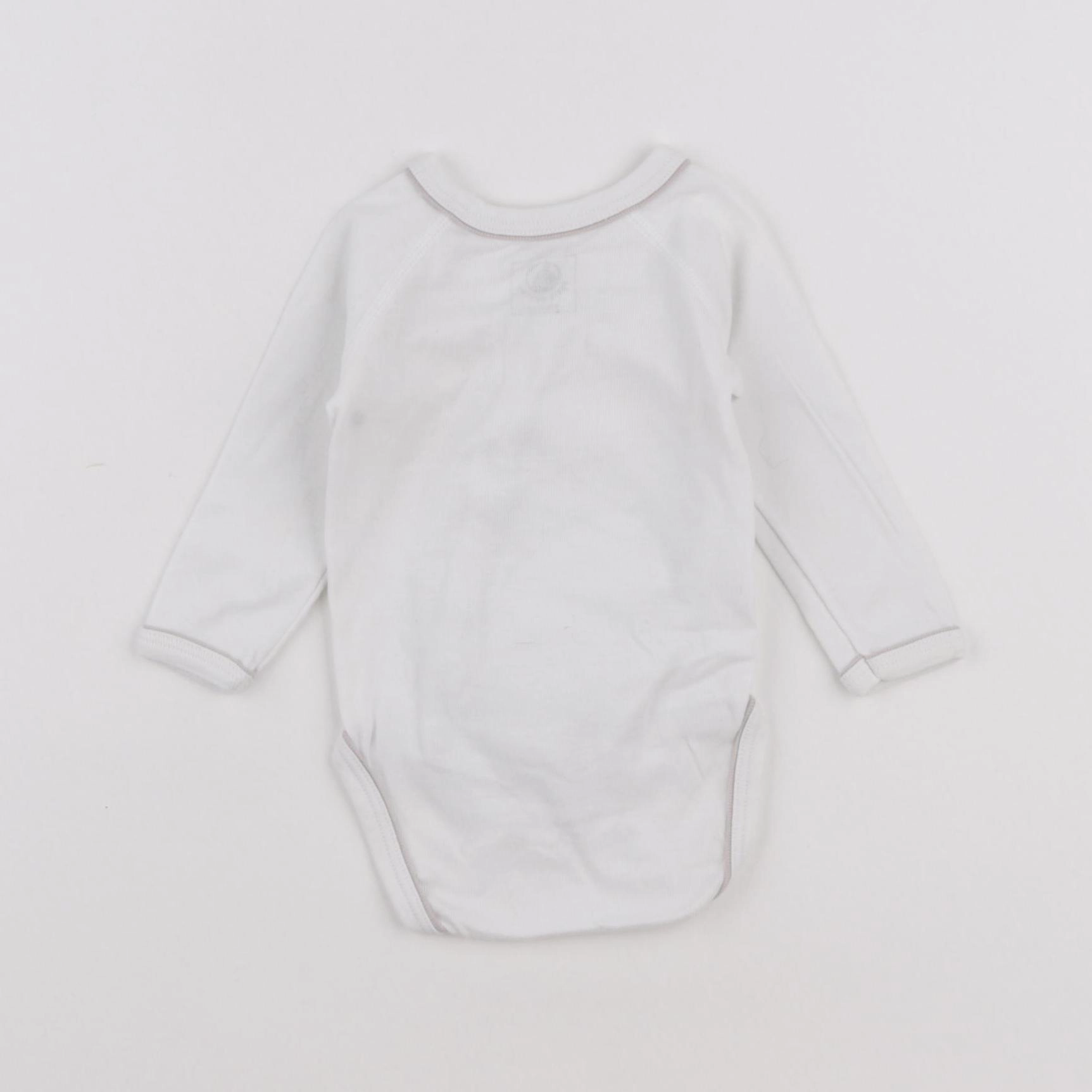 Petit Bateau - body blanc - 3 mois