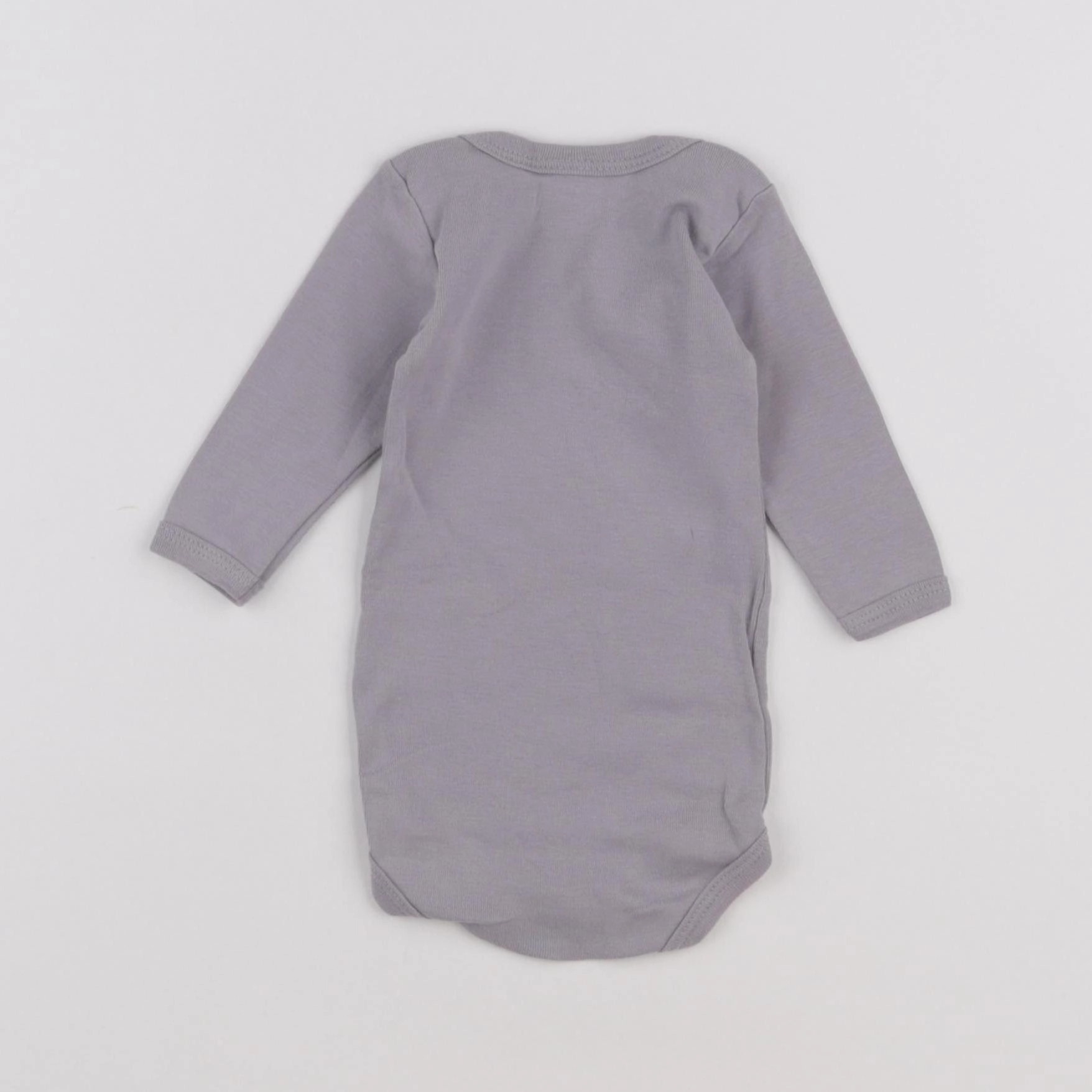 Petit Bateau - body gris - 3 mois