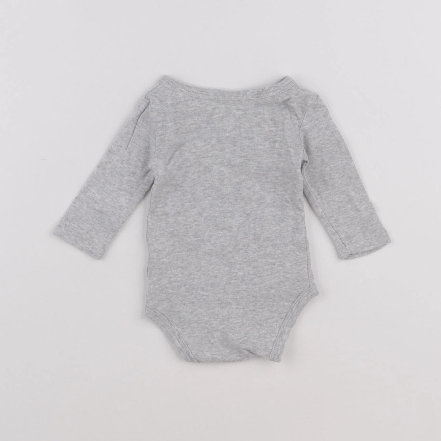 La Redoute - body gris - 1 mois