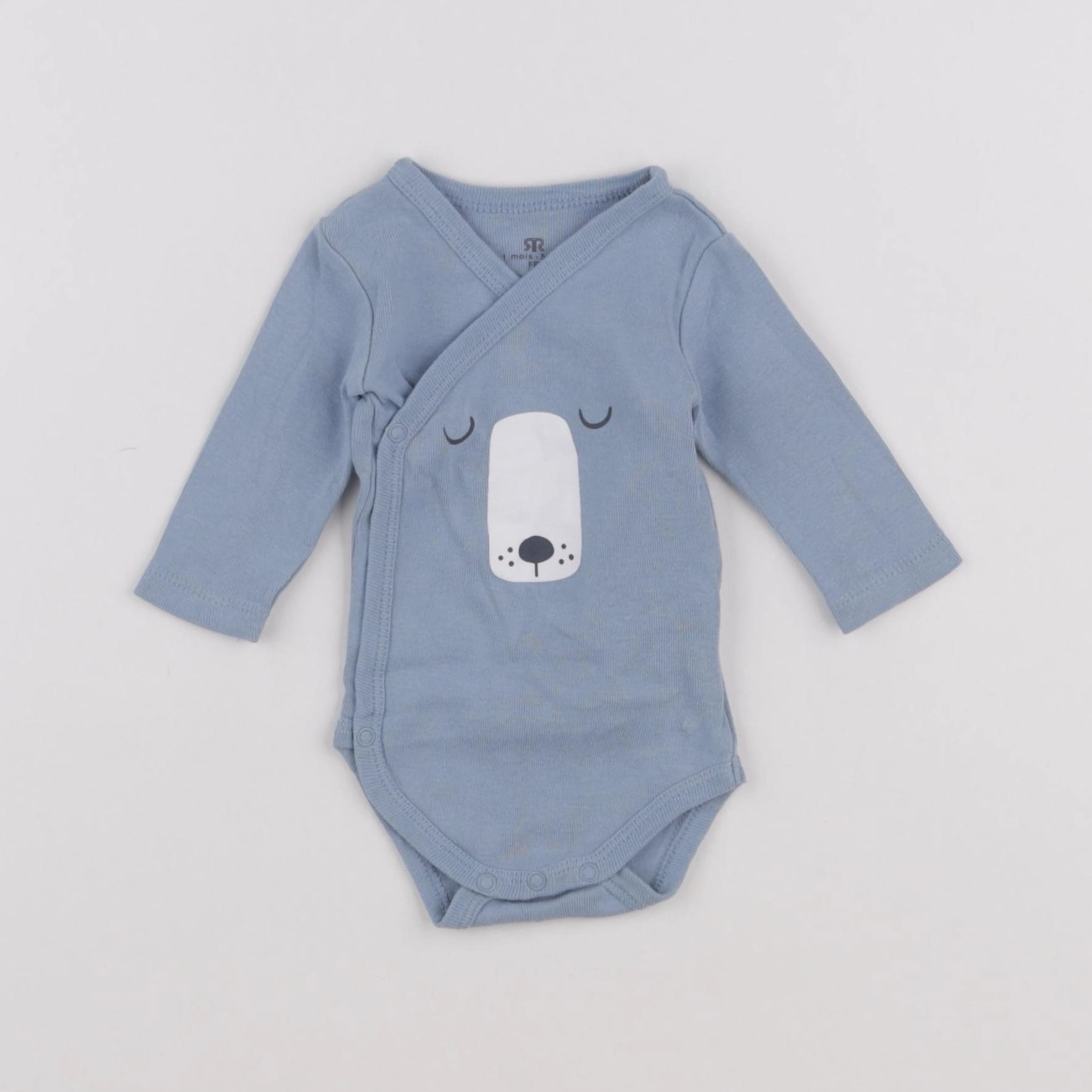 La Redoute - body bleu - 1 mois