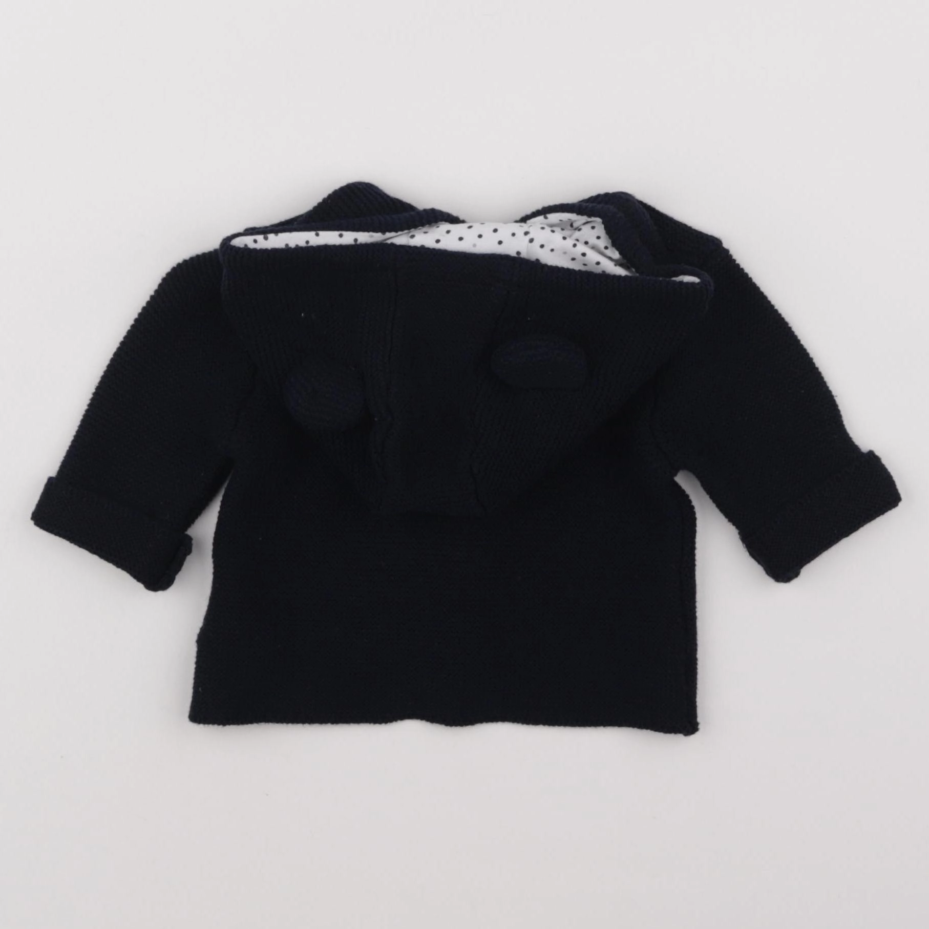 Vertbaudet - gilet bleu - 3 mois