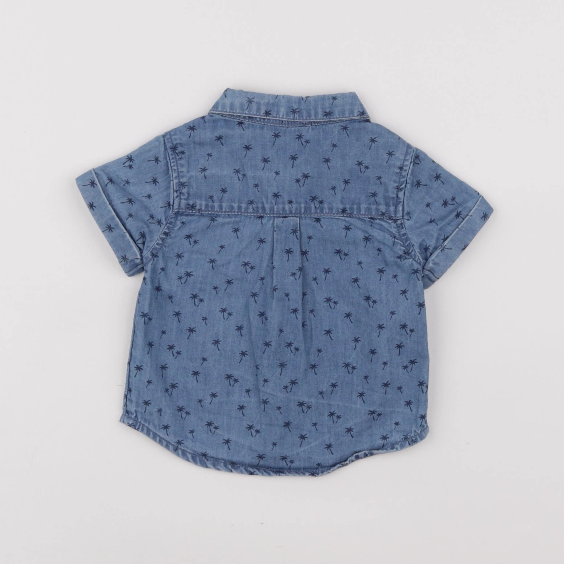 Tape à l'oeil - chemise bleu - 3 mois