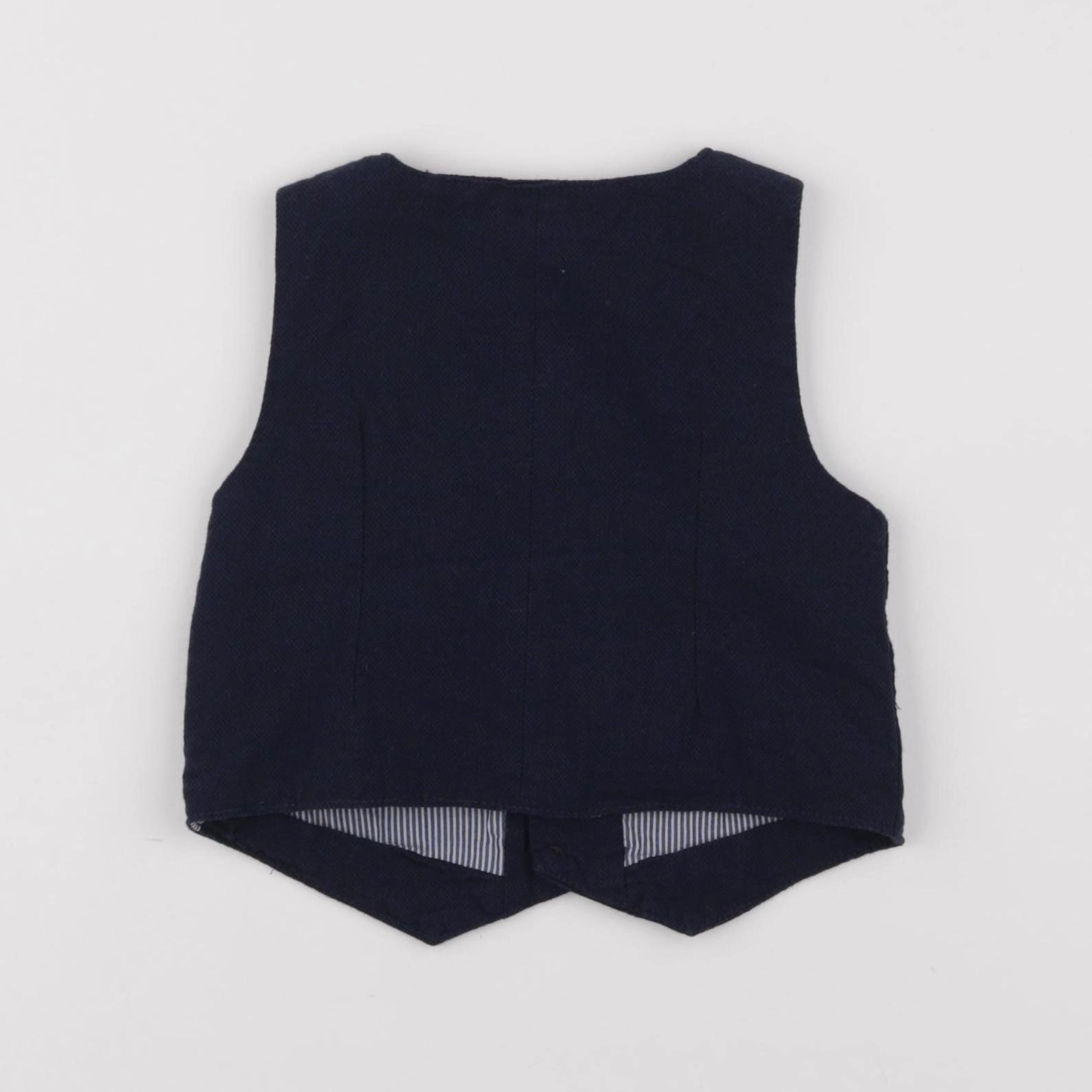 Vertbaudet - gilet bleu - 9 mois