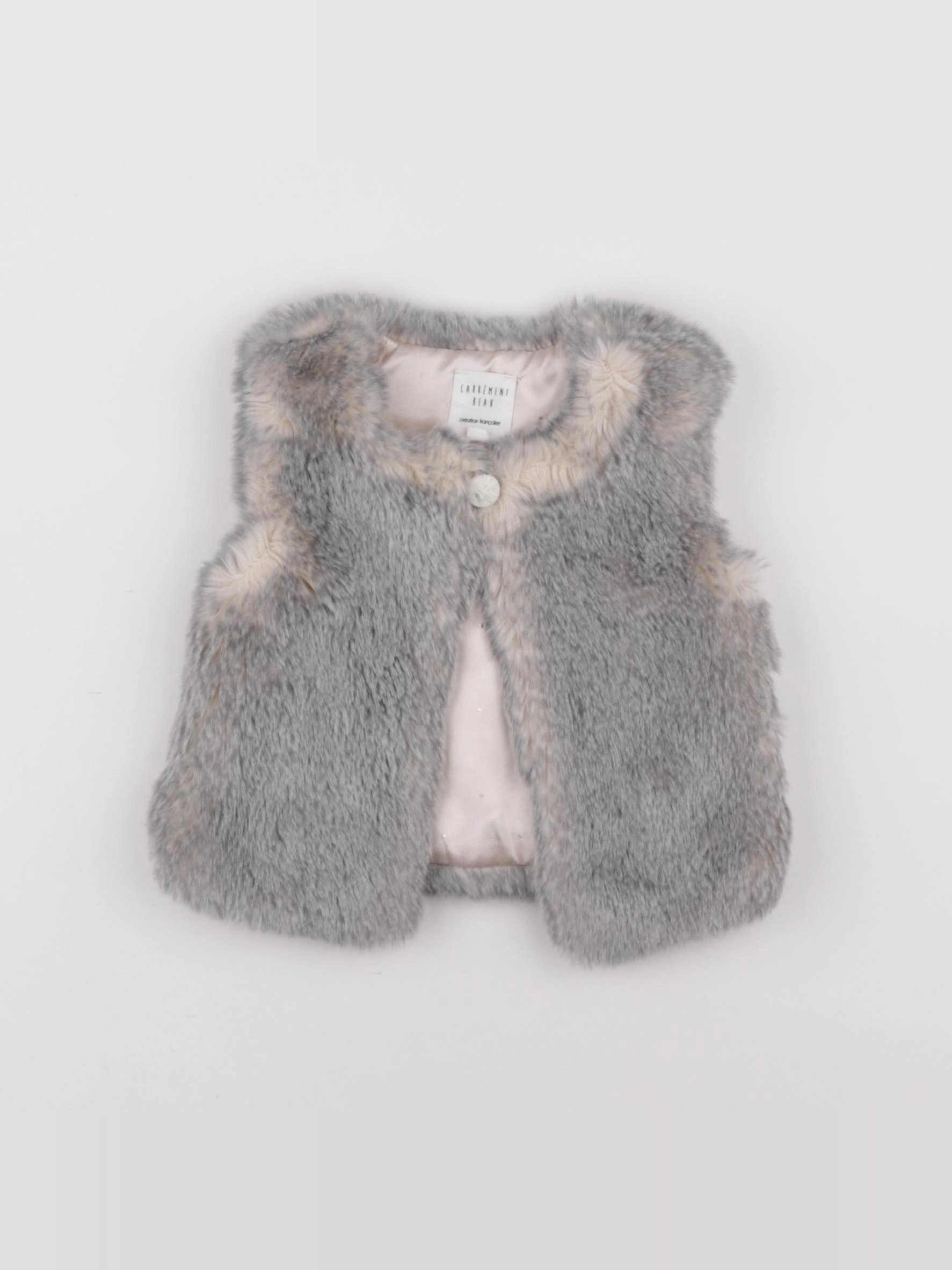 Carrément Beau - gilet gris - 6 mois