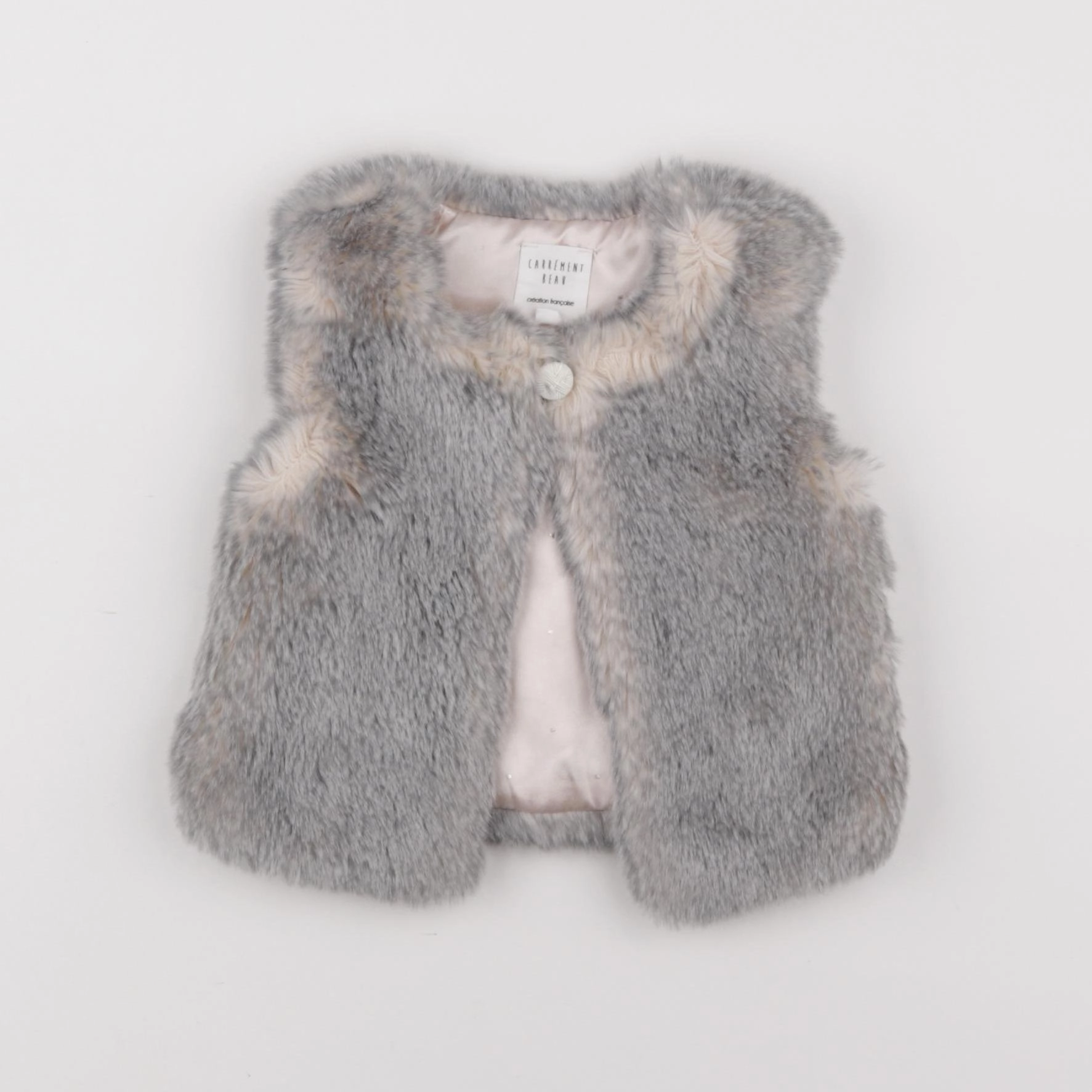 Carrément Beau - gilet gris - 6 mois