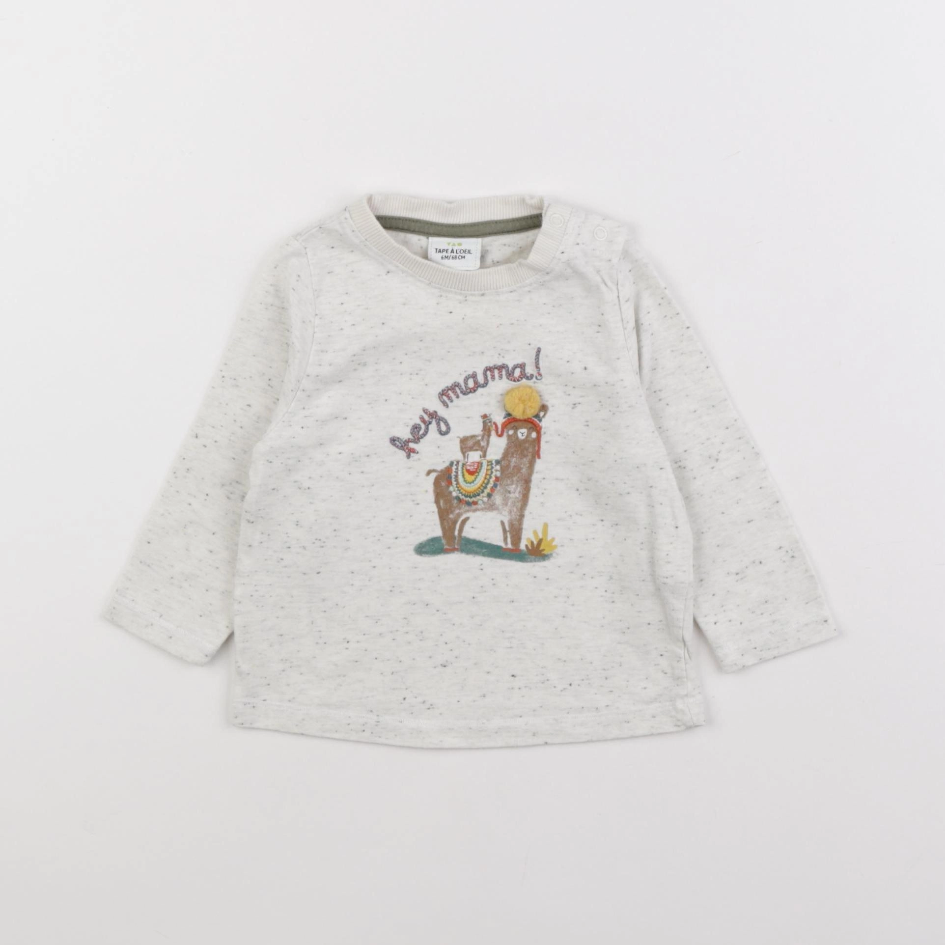 Tape à l'oeil - tee-shirt gris - 6 mois