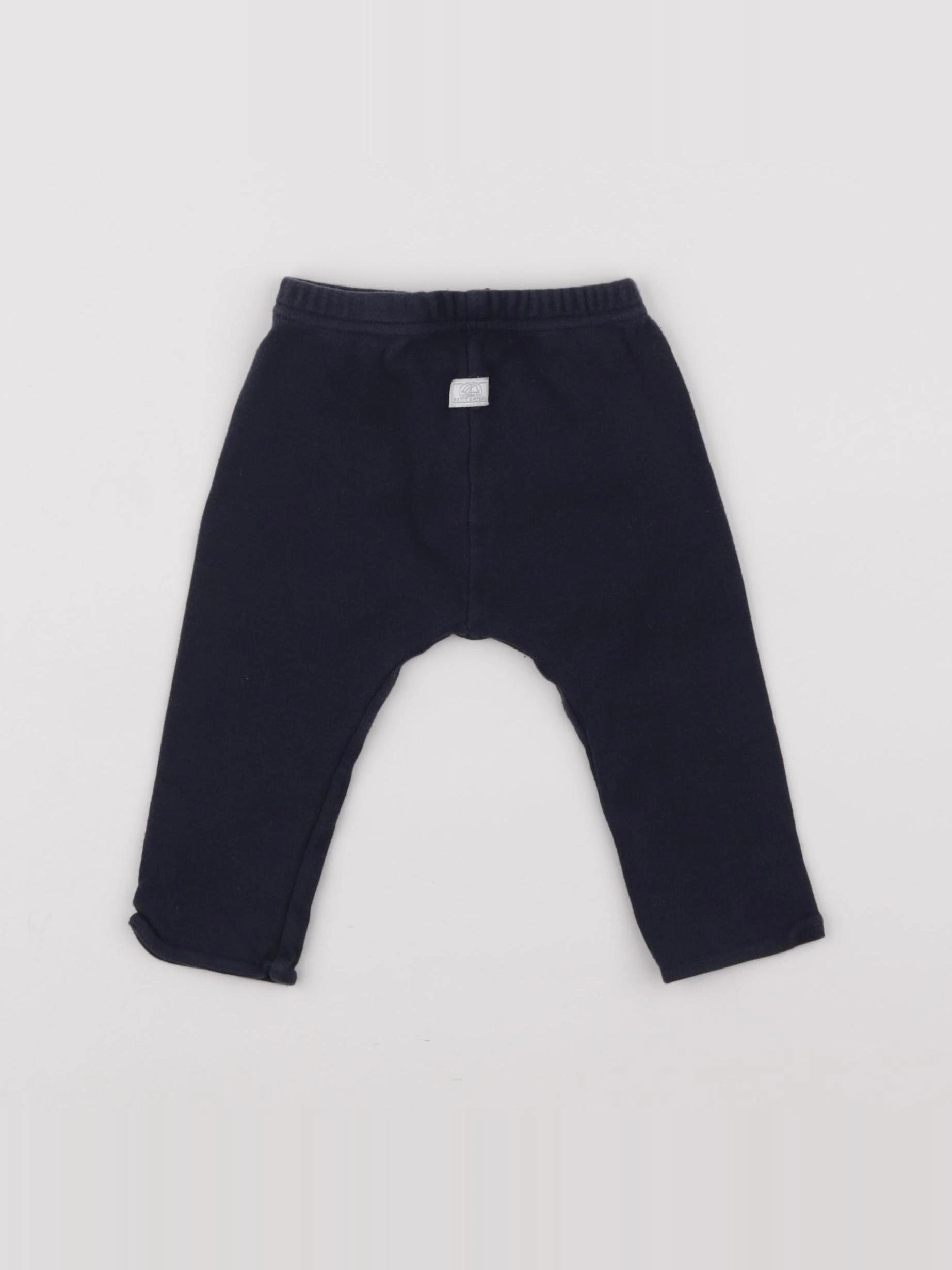 Petit Bateau - sarouel bleu - 6 mois