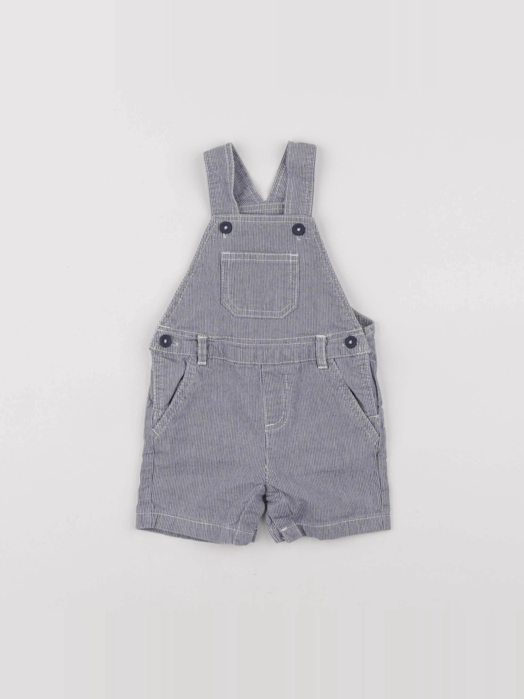 Boutchou - salopette bleu - 6 mois