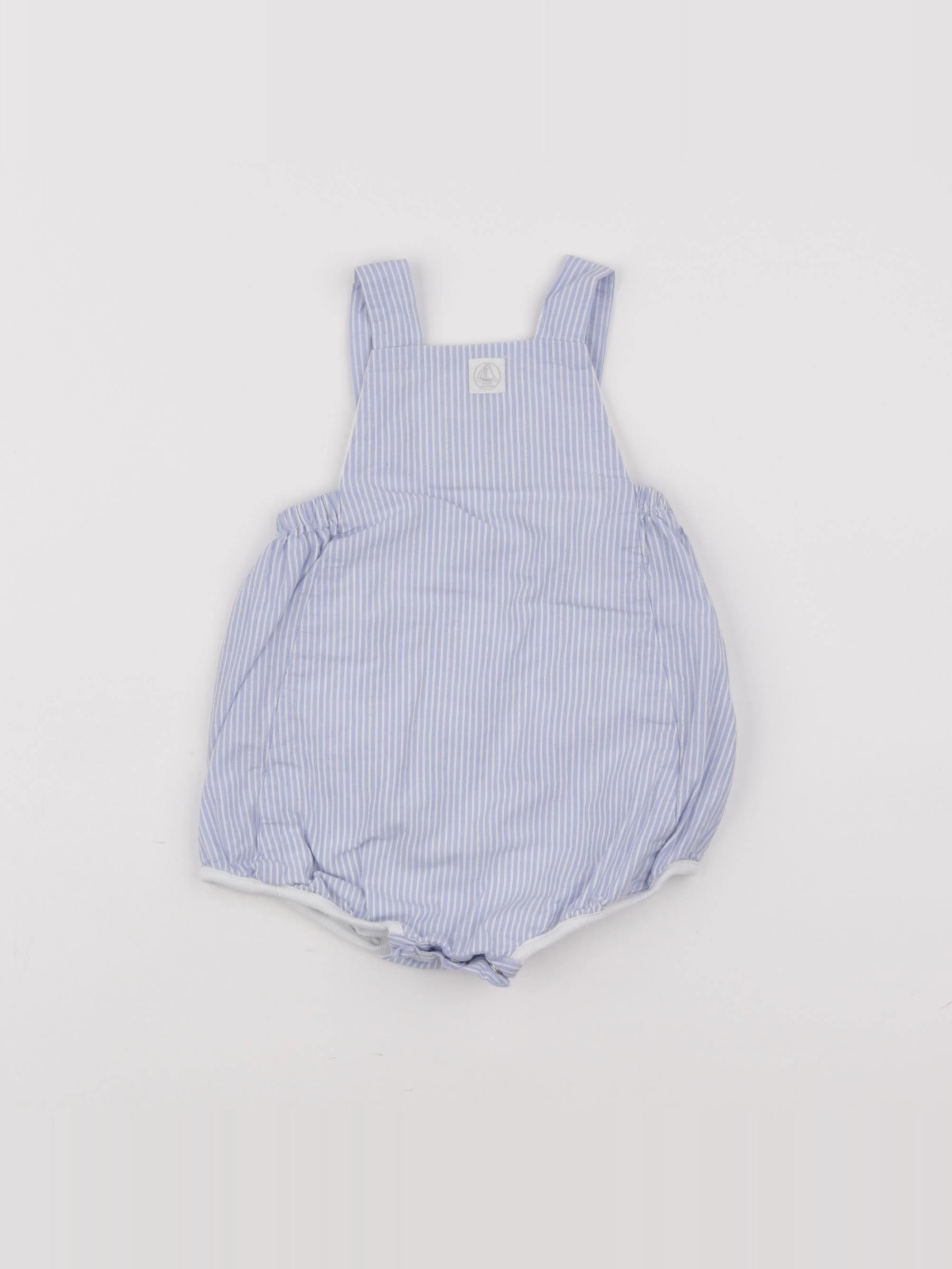 Petit Bateau - salopette bleu - 6 mois