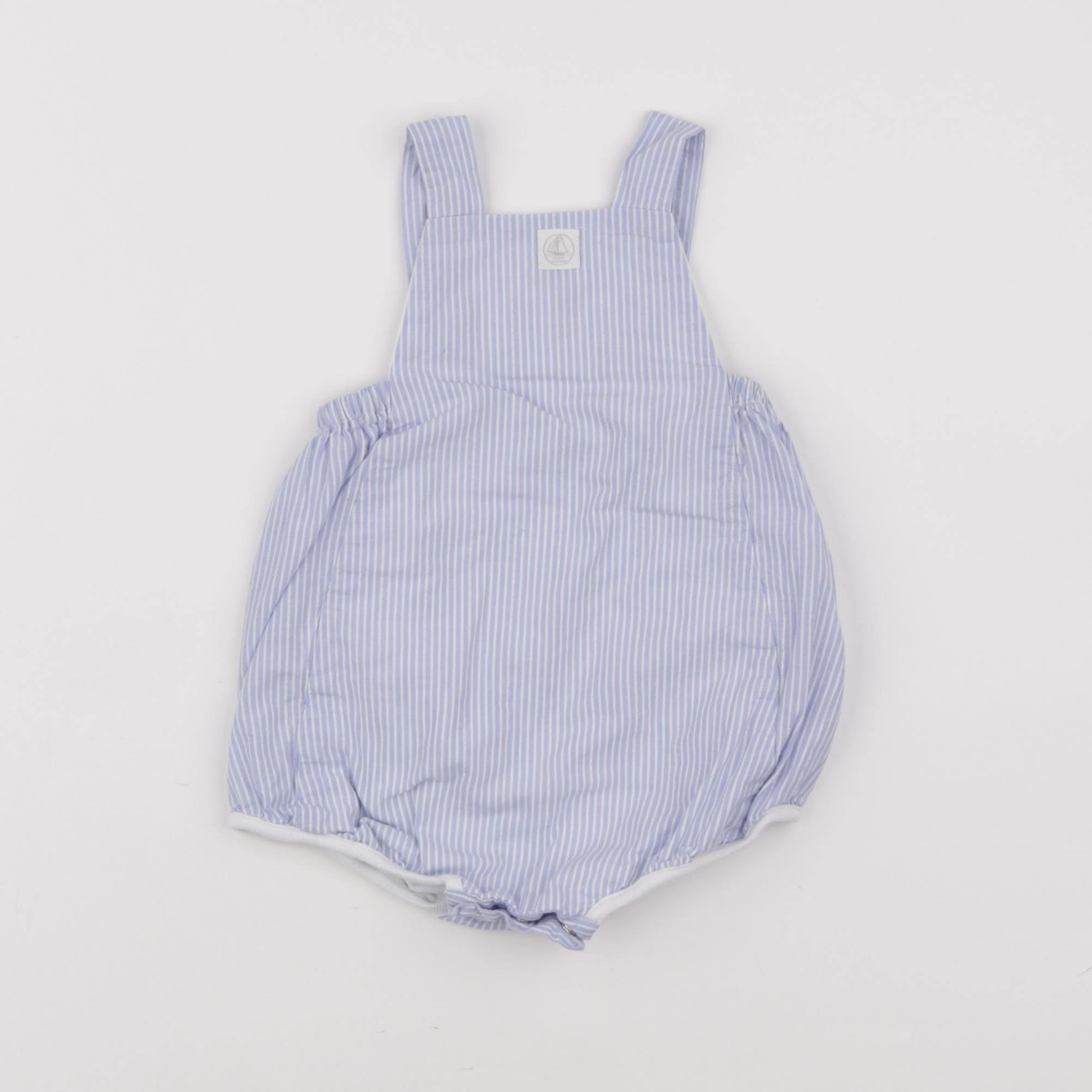 Petit Bateau - salopette bleu - 6 mois