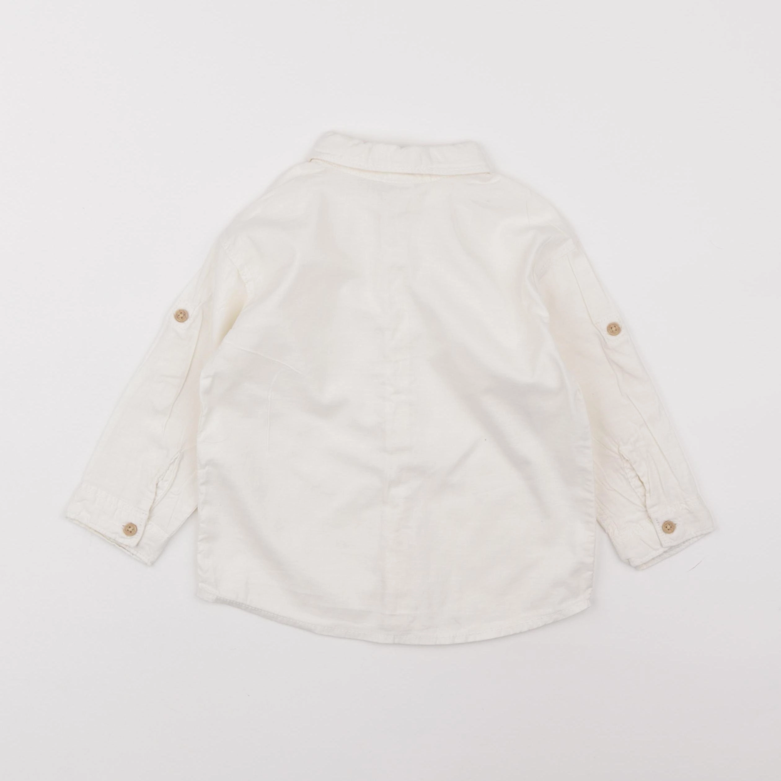 H&M - chemise blanc - 12/18 mois