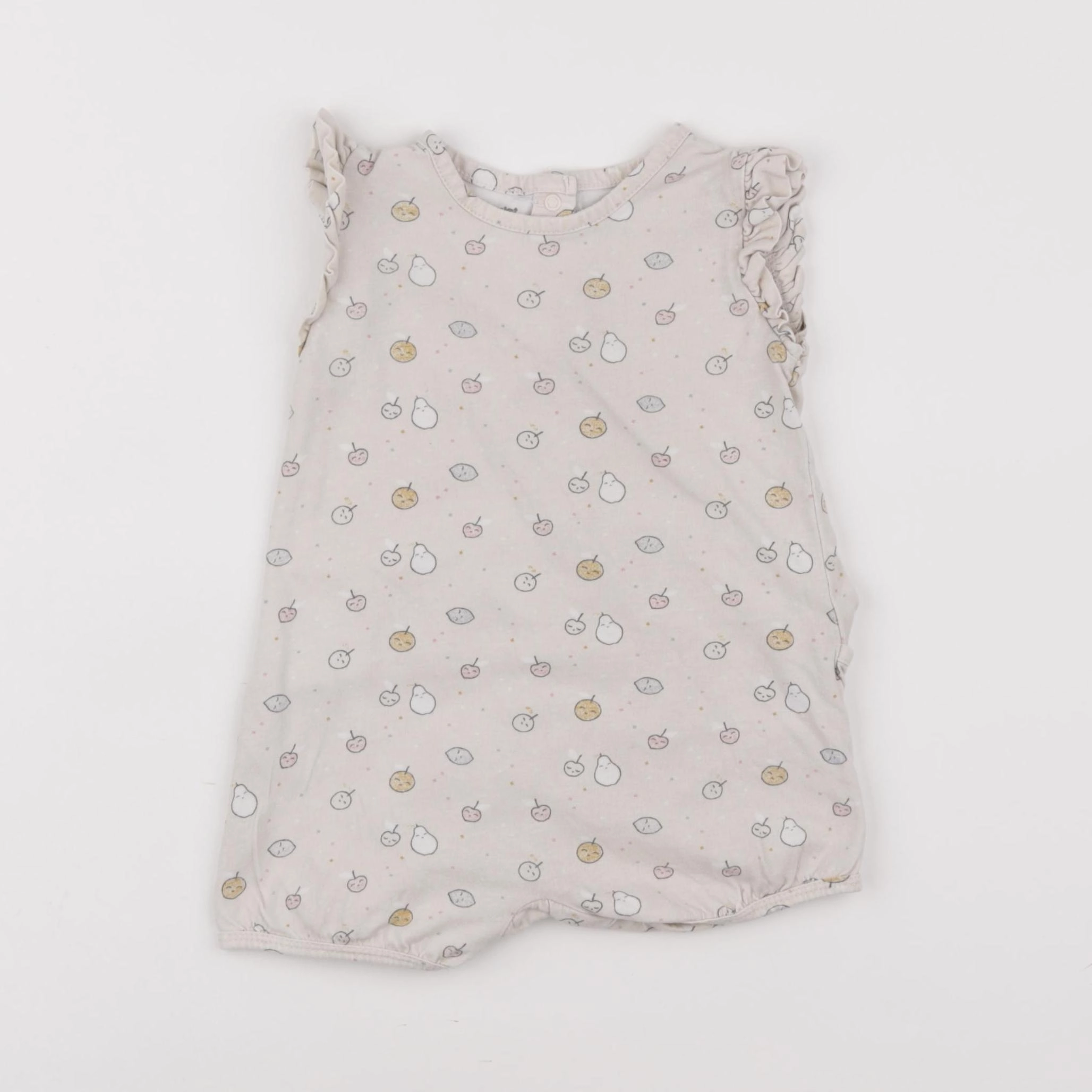 Vertbaudet - combinaison beige - 12 mois