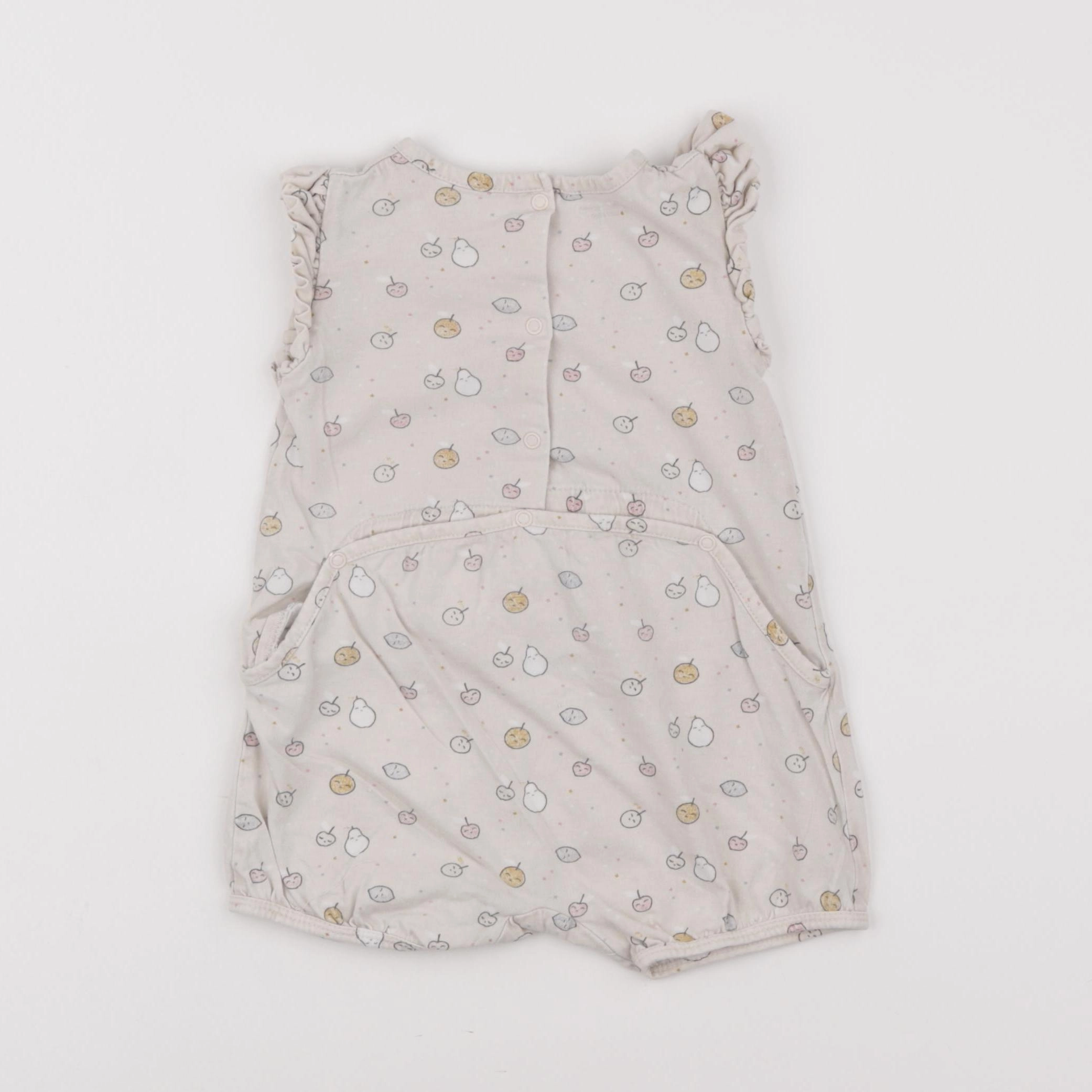 Vertbaudet - combinaison beige - 12 mois