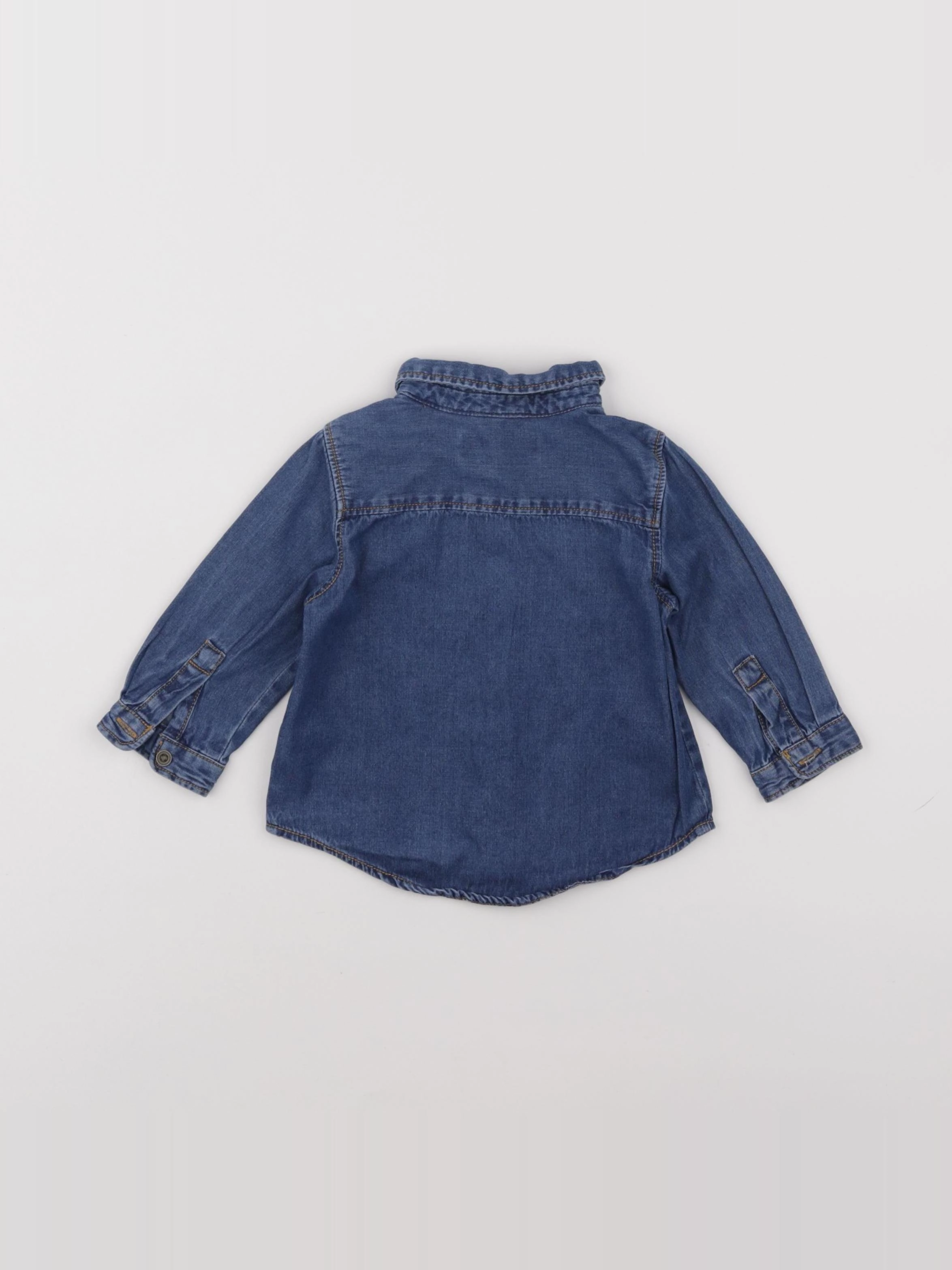 Zara - chemise bleu - 3/6 mois