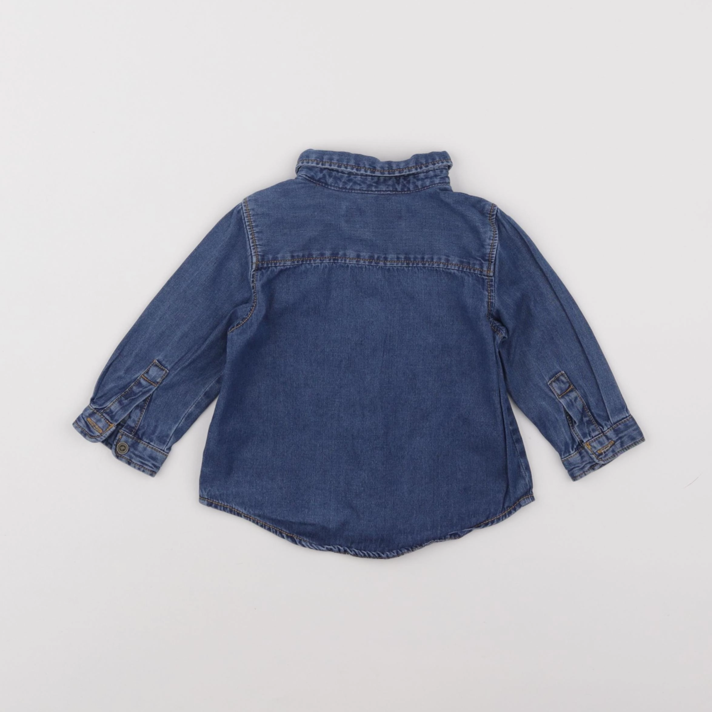 Zara - chemise bleu - 3/6 mois