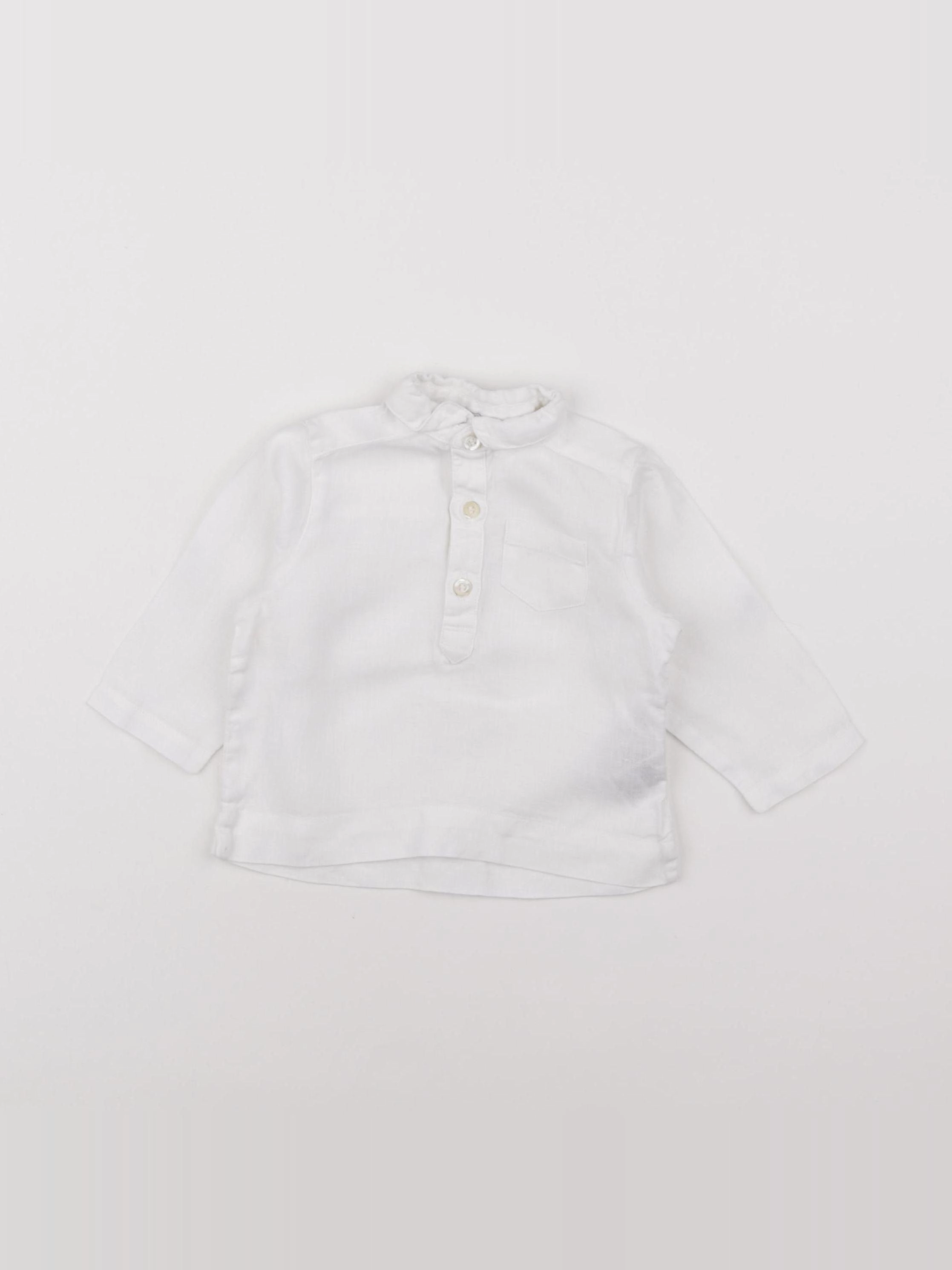 Jacadi - chemise blanc - 3 mois