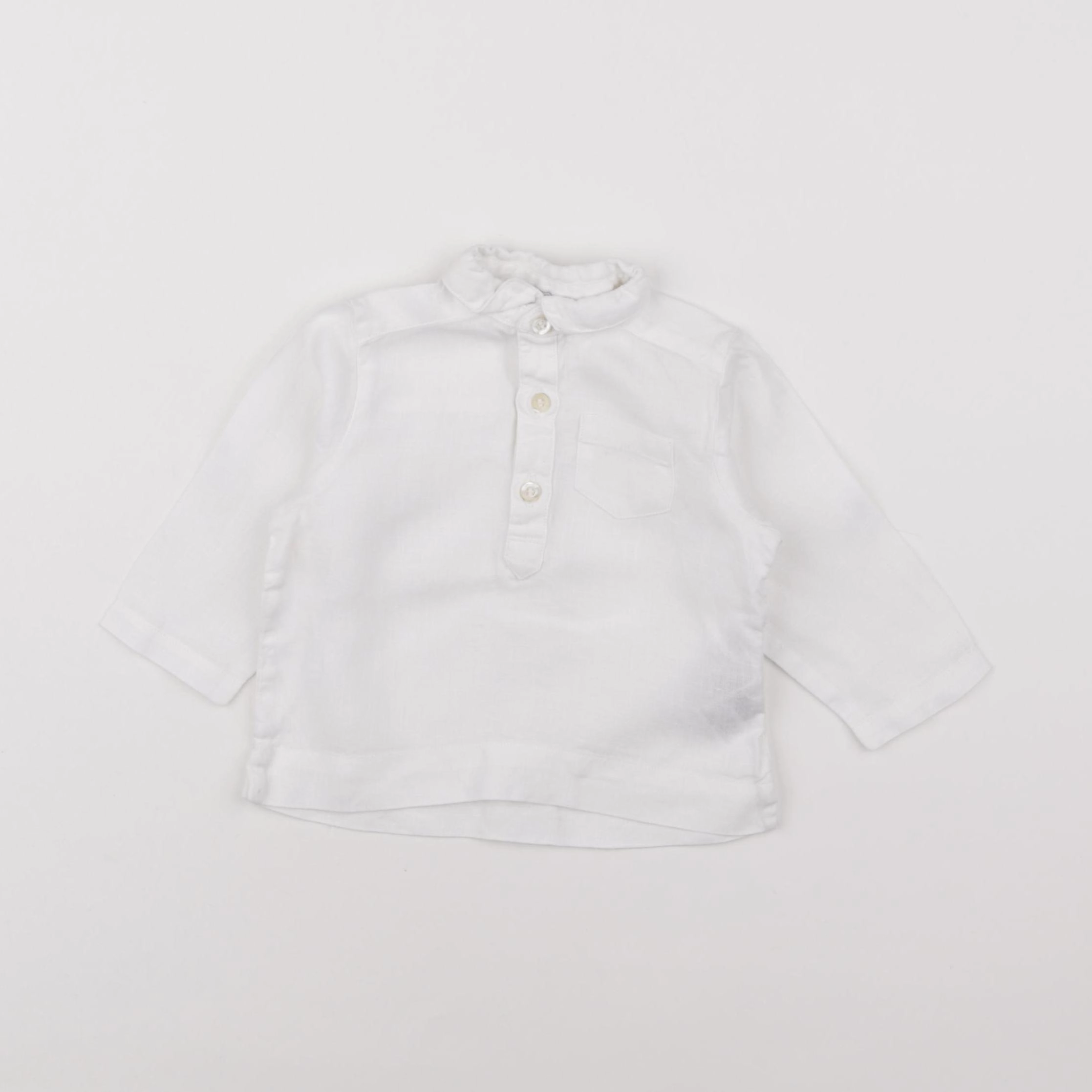 Jacadi - chemise blanc - 3 mois