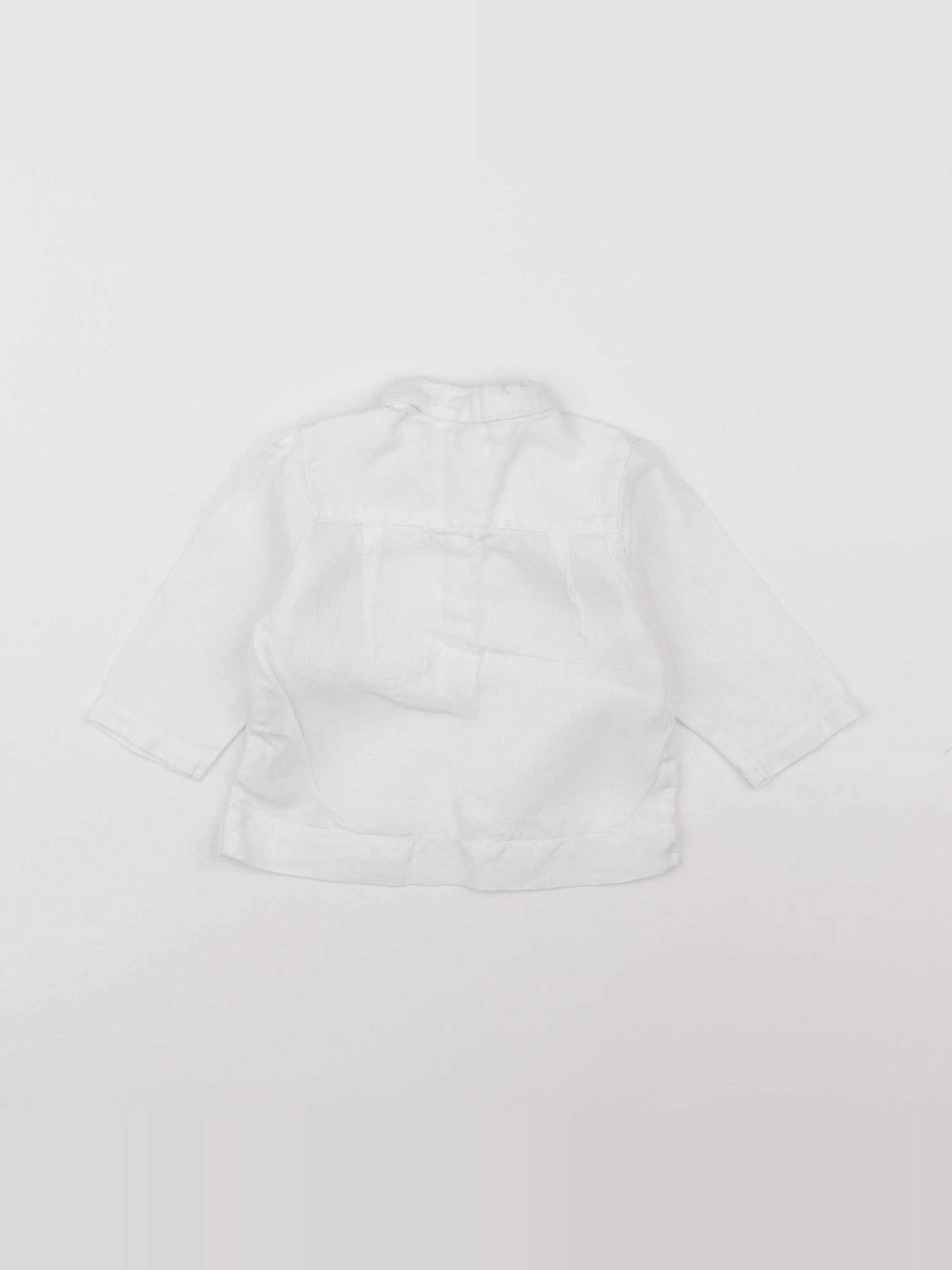 Jacadi - chemise blanc - 3 mois