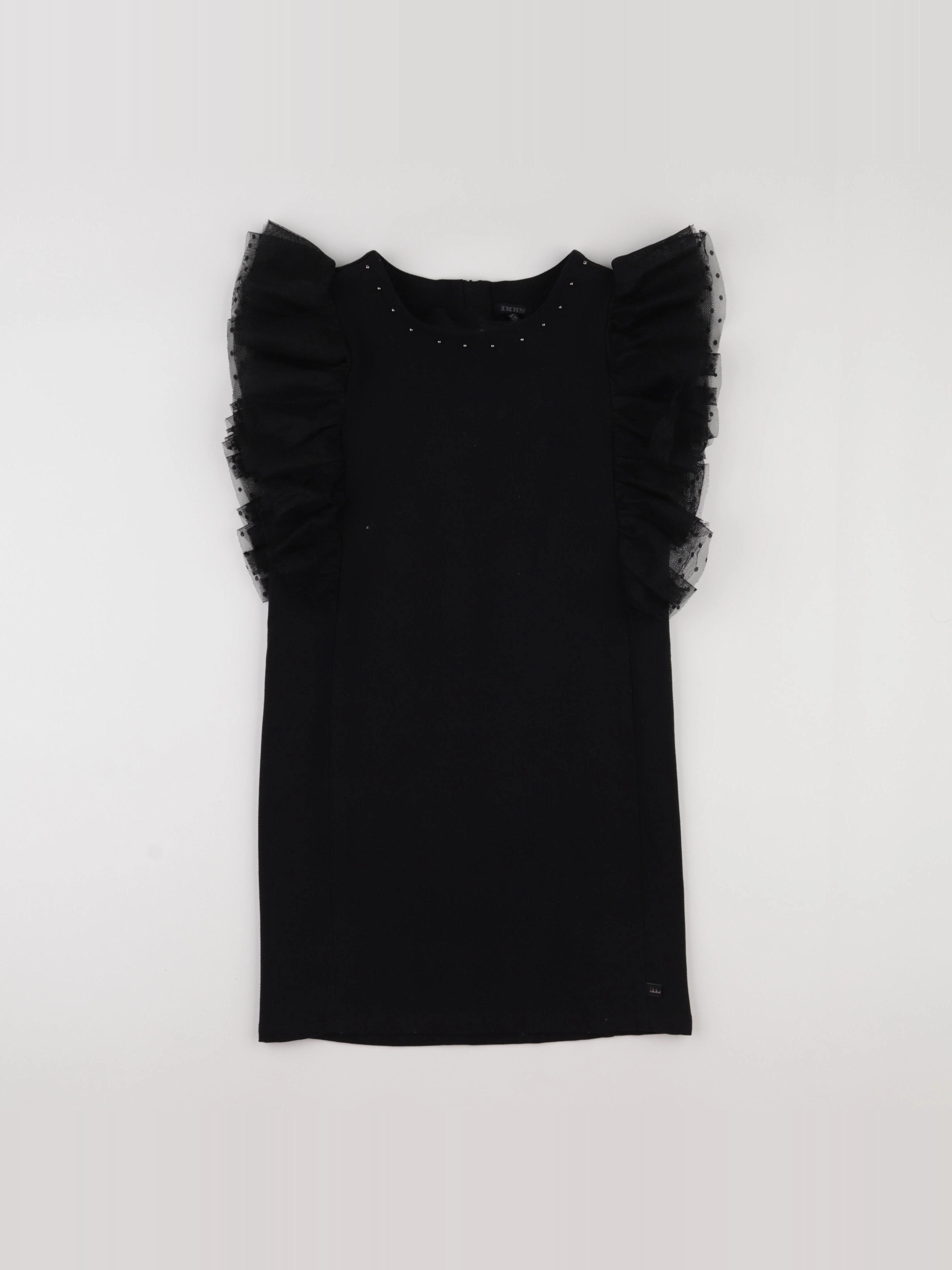 IKKS - robe noir - 8 ans