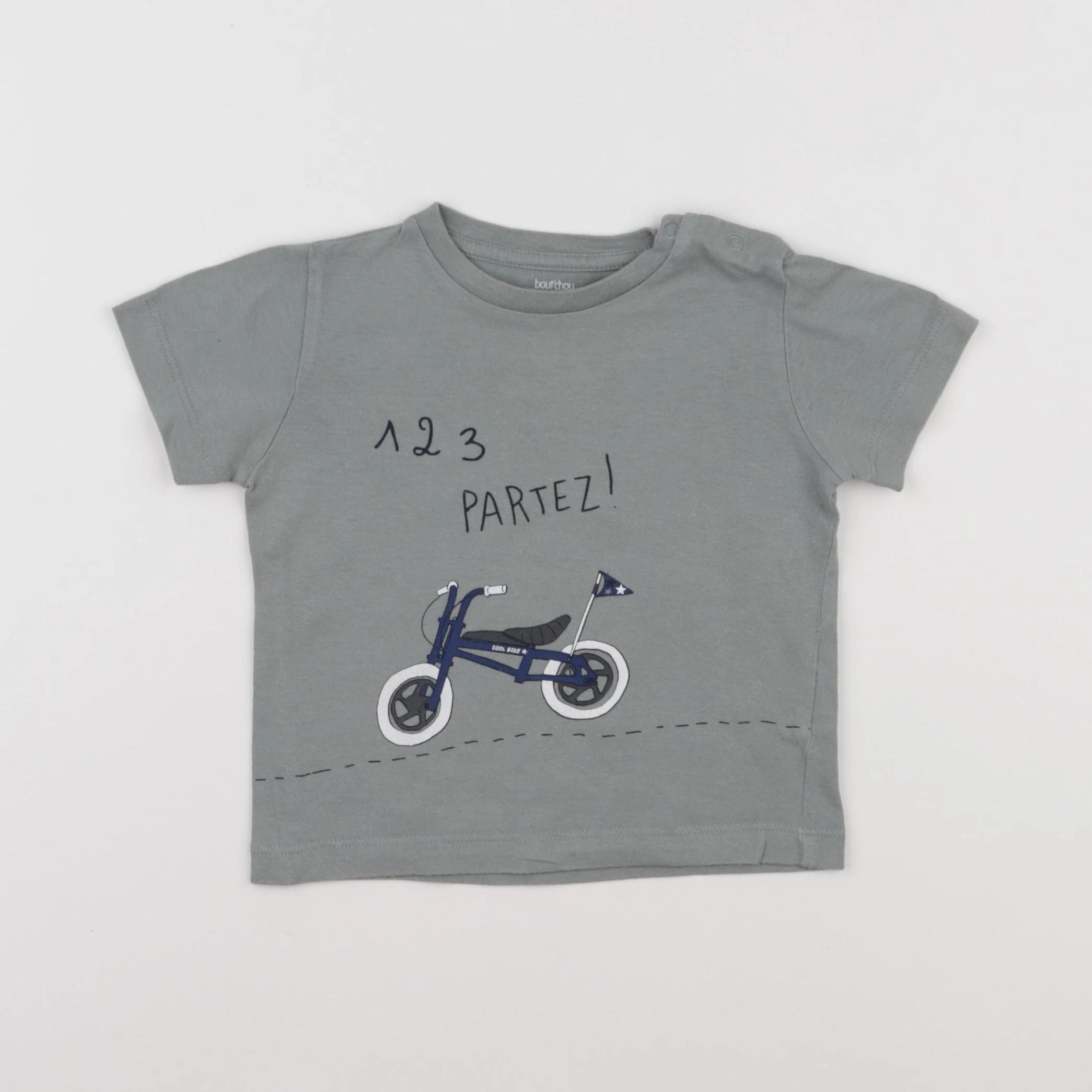 Boutchou - tee-shirt vert - 12 mois