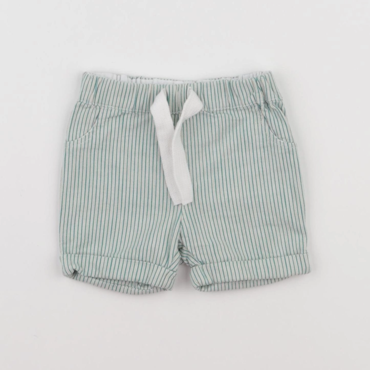 Petit Bateau - short vert - 12 mois
