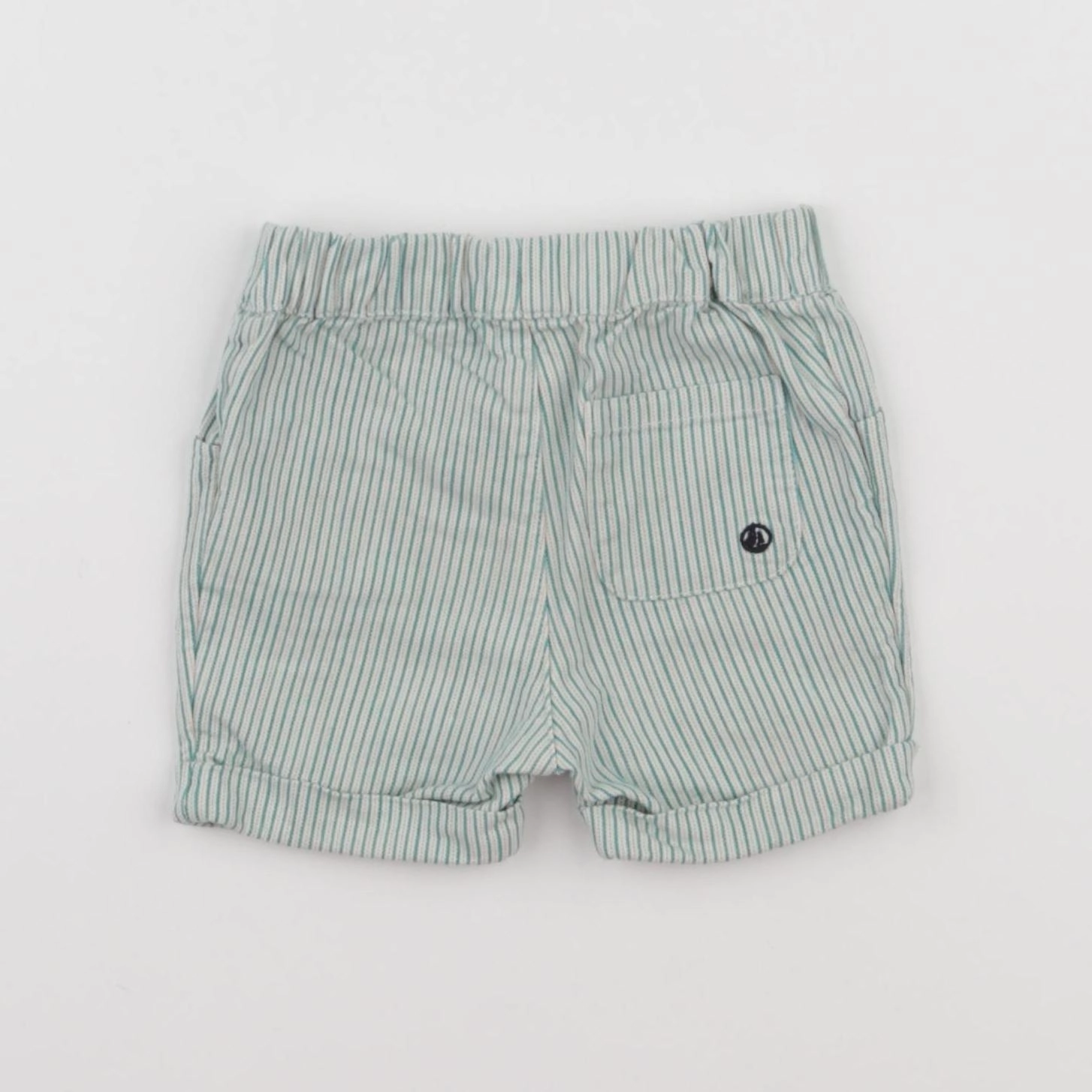 Petit Bateau - short vert - 12 mois
