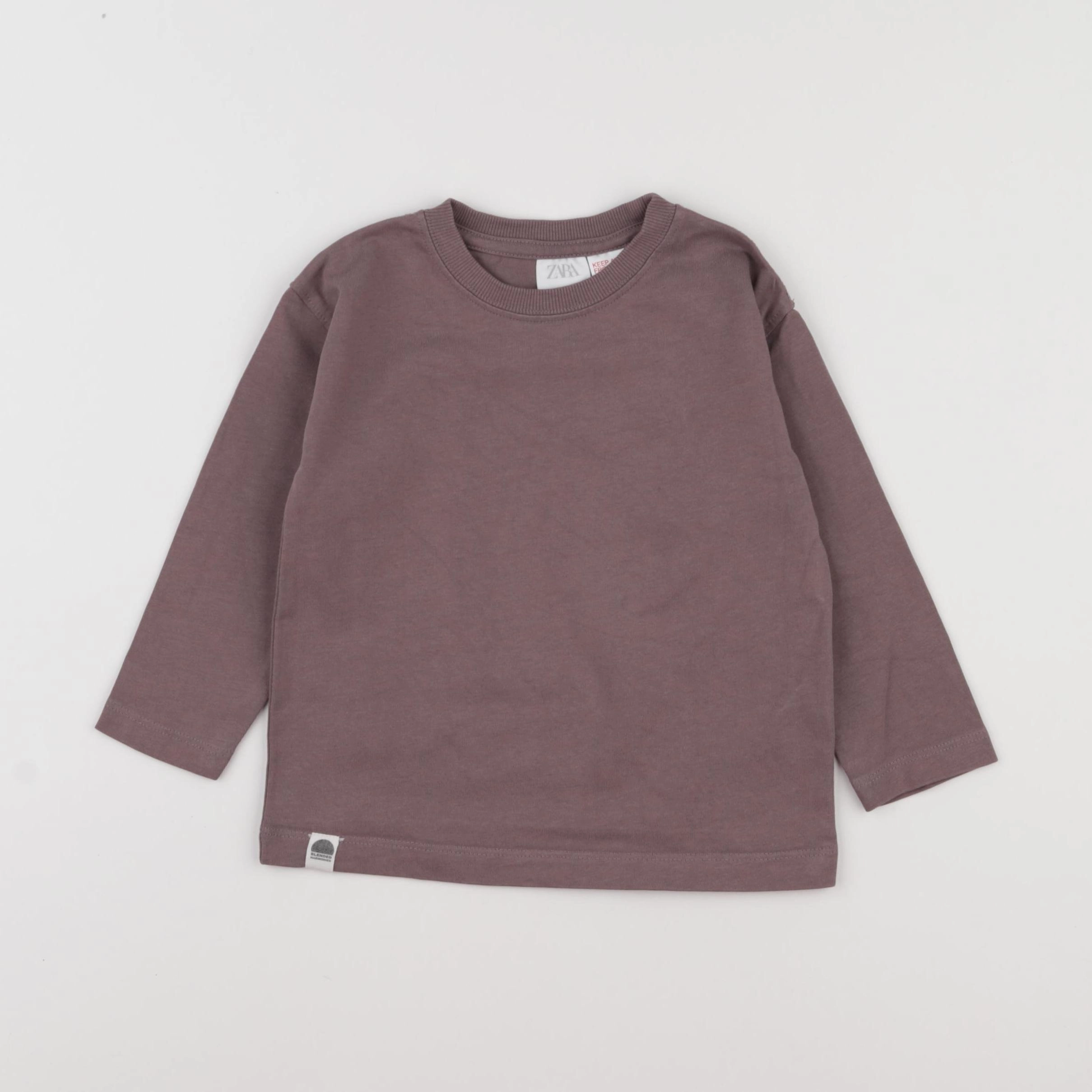 Zara - tee-shirt marron - 18 mois