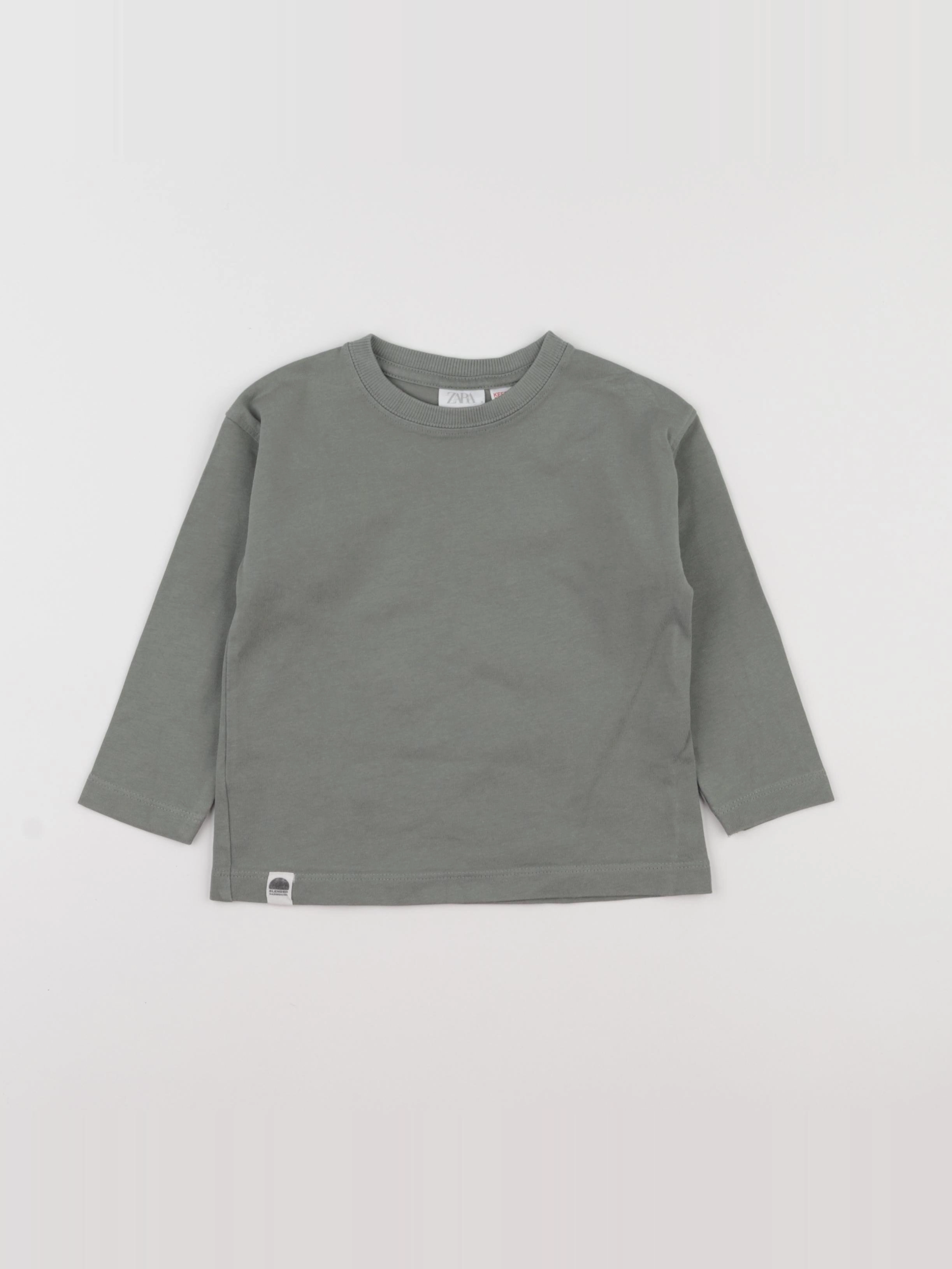 Zara - tee-shirt vert - 18 mois