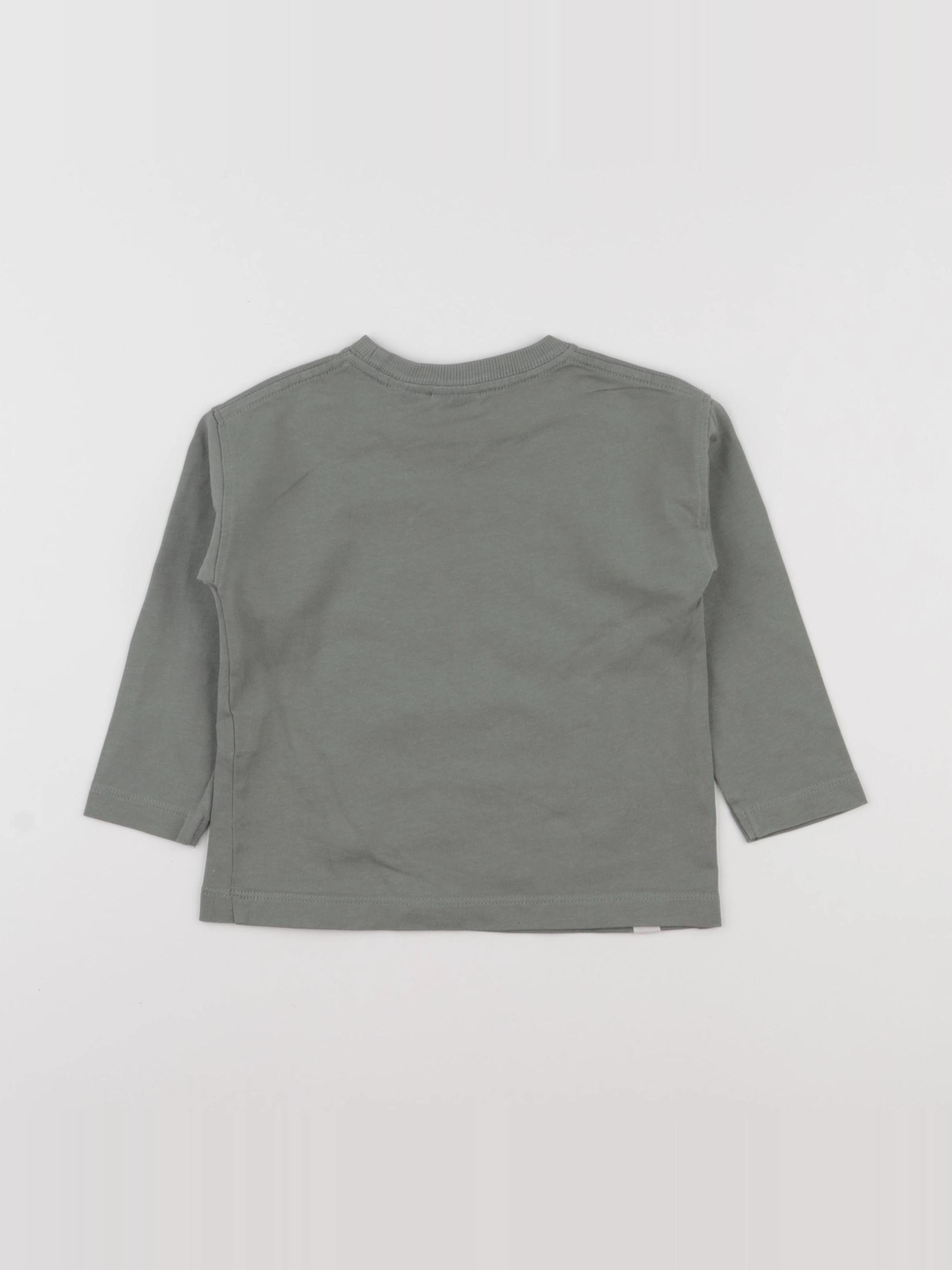 Zara - tee-shirt vert - 18 mois