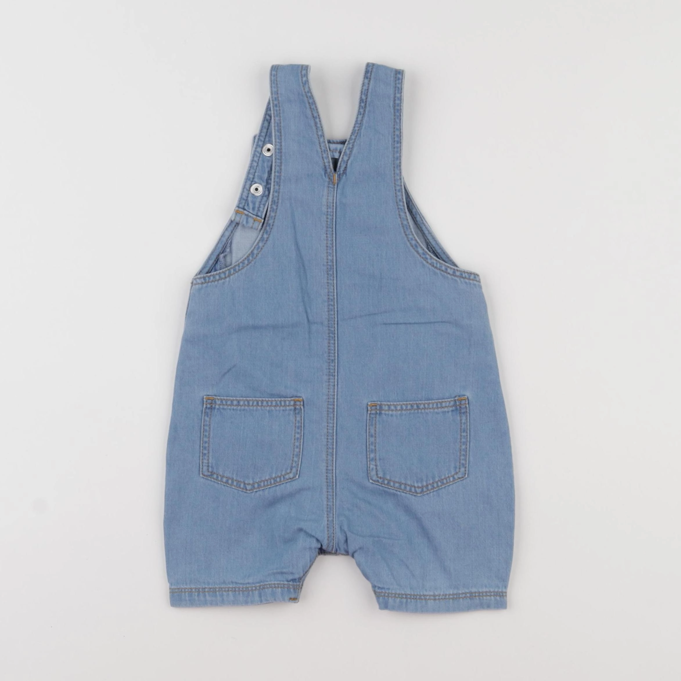 Petit Bateau - salopette bleu - 12 mois