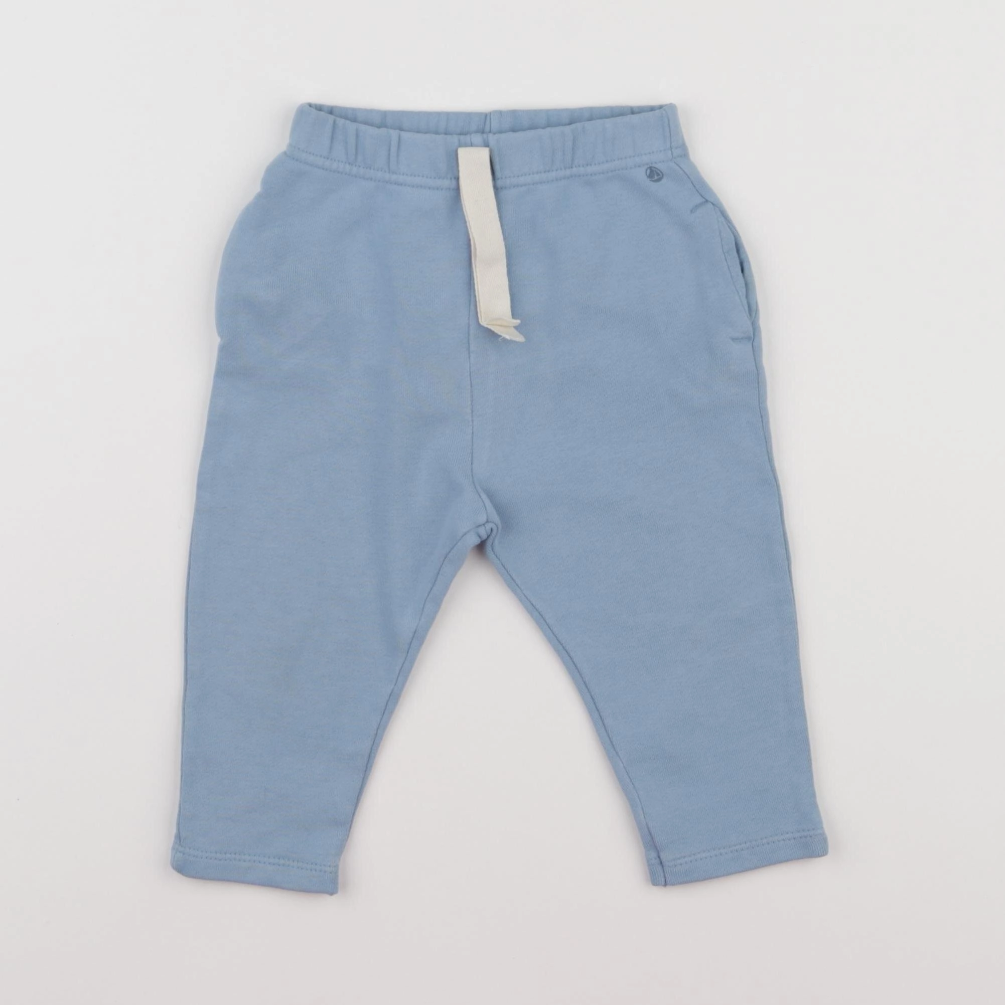Petit Bateau - jogging bleu - 12 mois