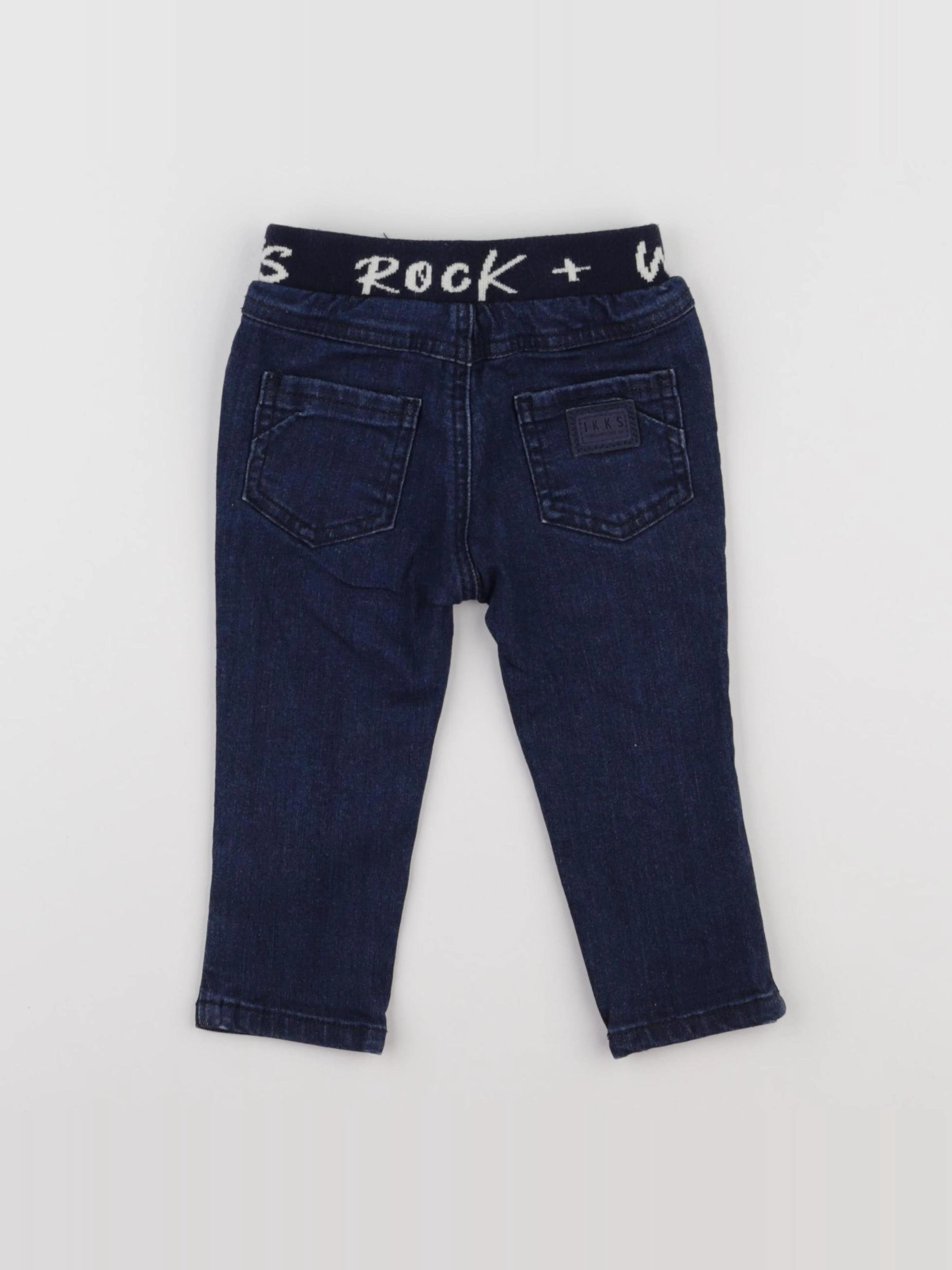 IKKS - jean bleu - 12 mois