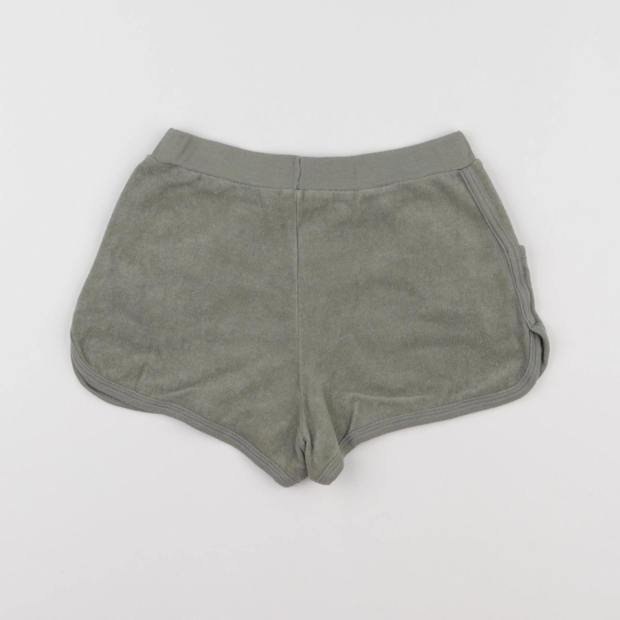 Petit Bateau - short éponge vert - 8 ans